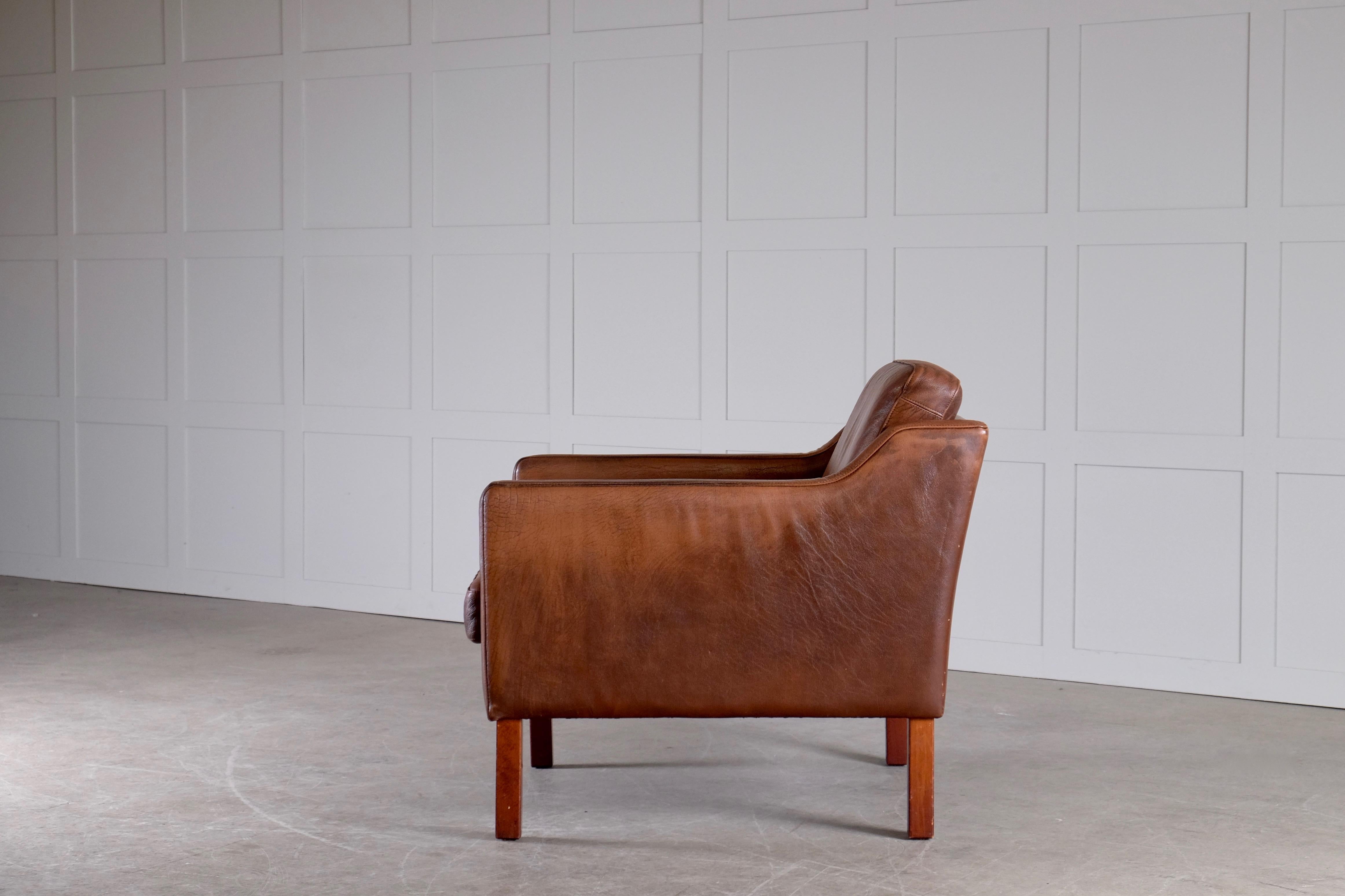 Scandinavian Modern Danish Easy Chair by Henning Jensen Møbler, 1970s