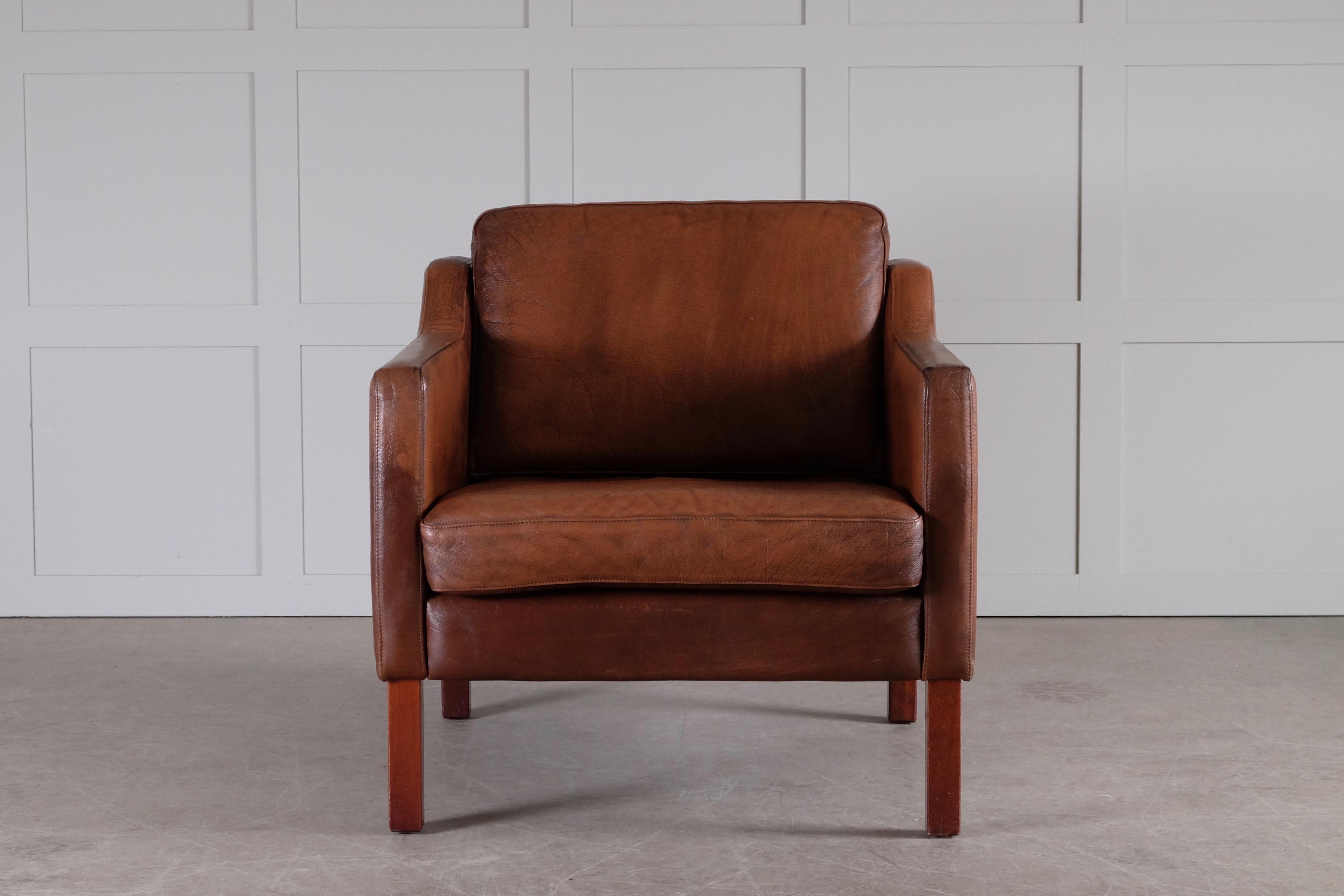 Late 20th Century Danish Easy Chair by Henning Jensen Møbler, 1970s