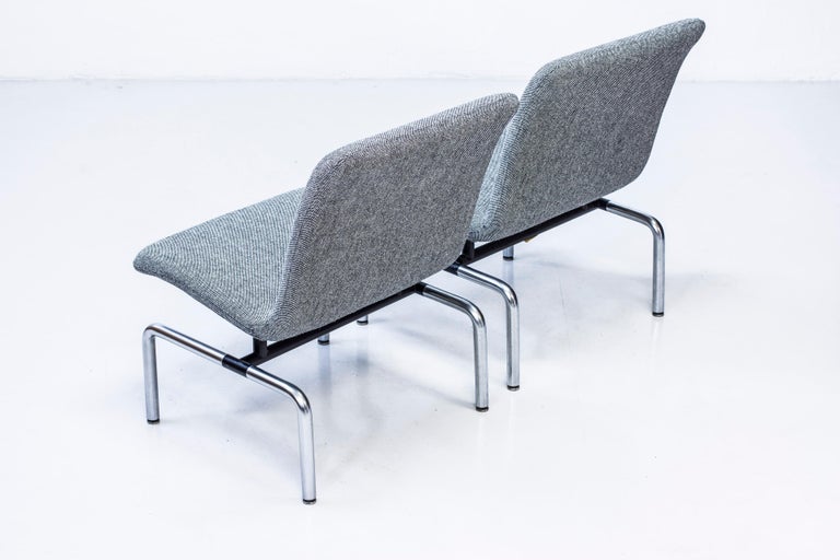 Scandinavian Modern Danish Easy Chairs by Bondo Gravesen, Denmark, 1970s For Sale