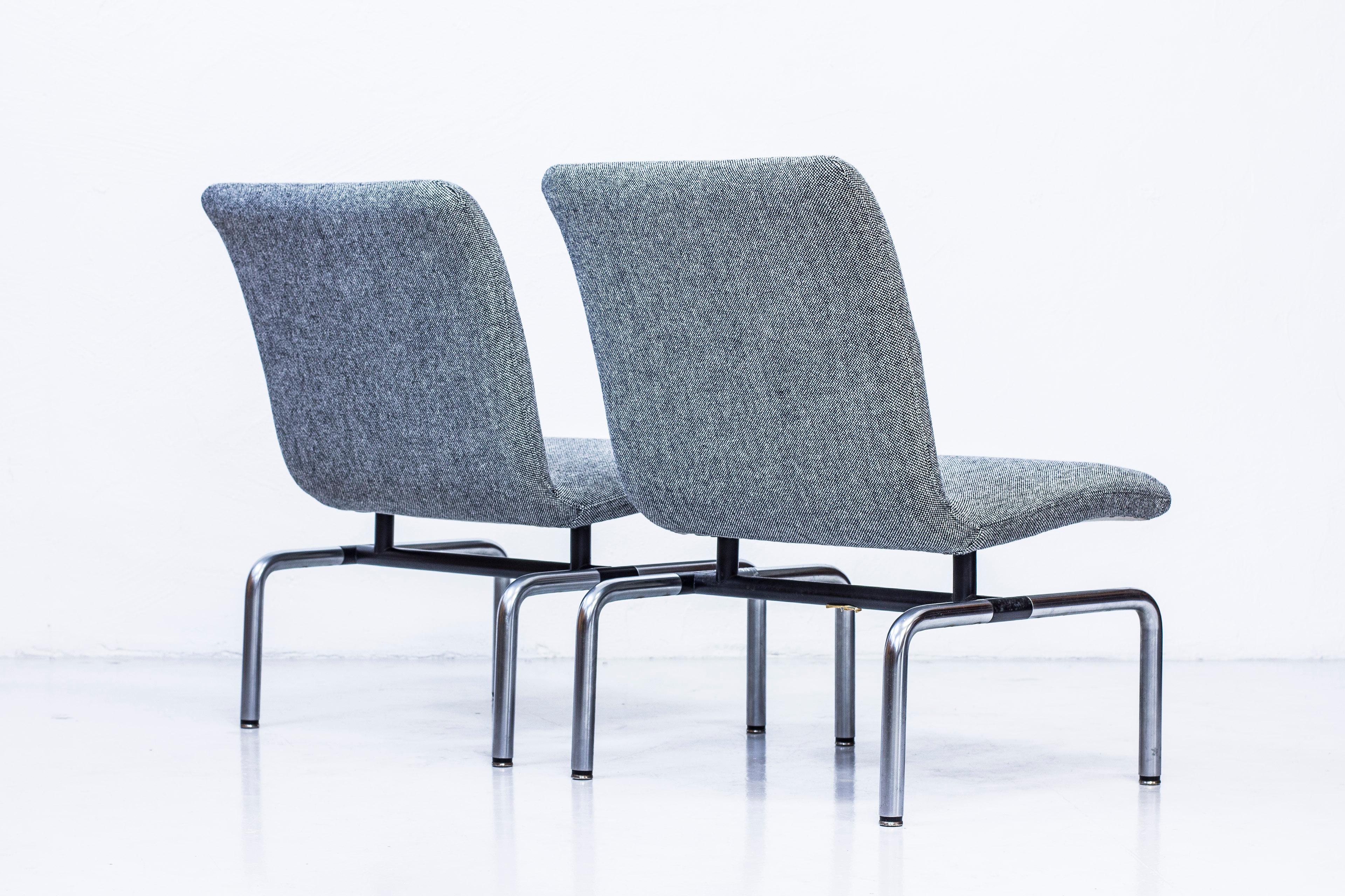 Danish Easy Chairs by Bondo Gravesen, Denmark, 1970s 2