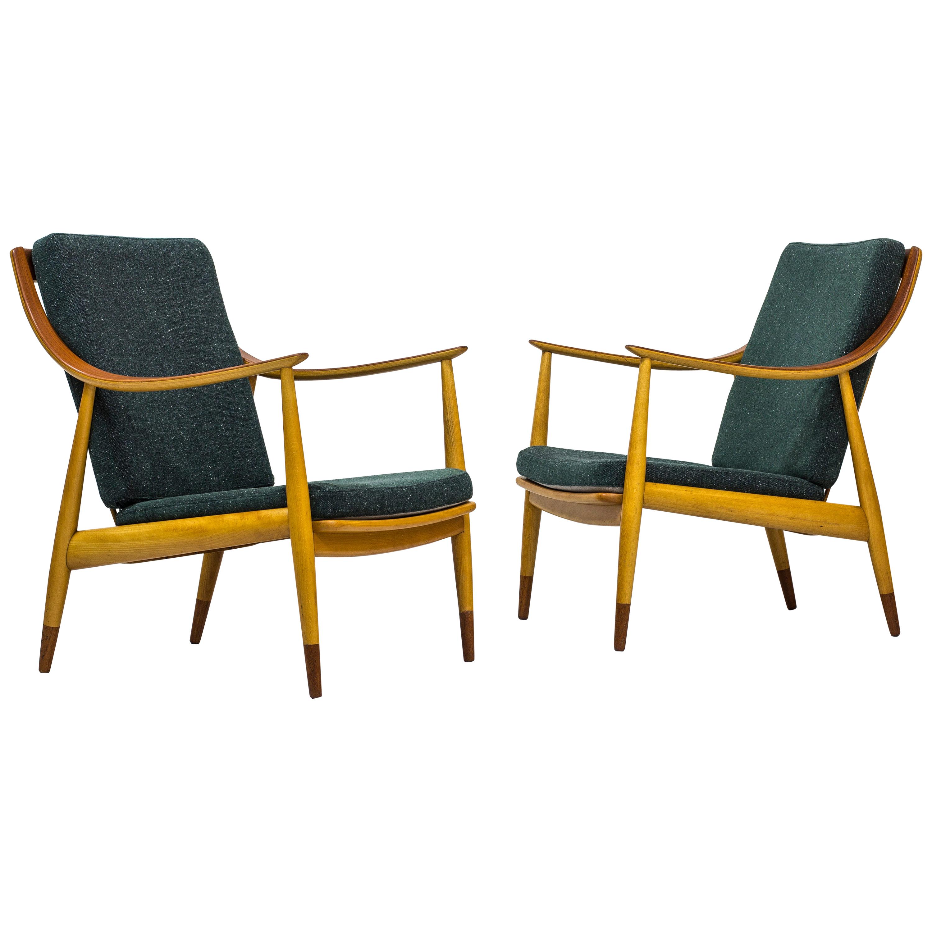 Danish Easy Chairs "FD 145" by Peter Hvidt & Orla Mølgaard-Nielsen