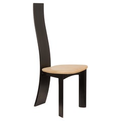 Danish Ebonized Dining Chairs by Bob og Dries Van Den Berghe