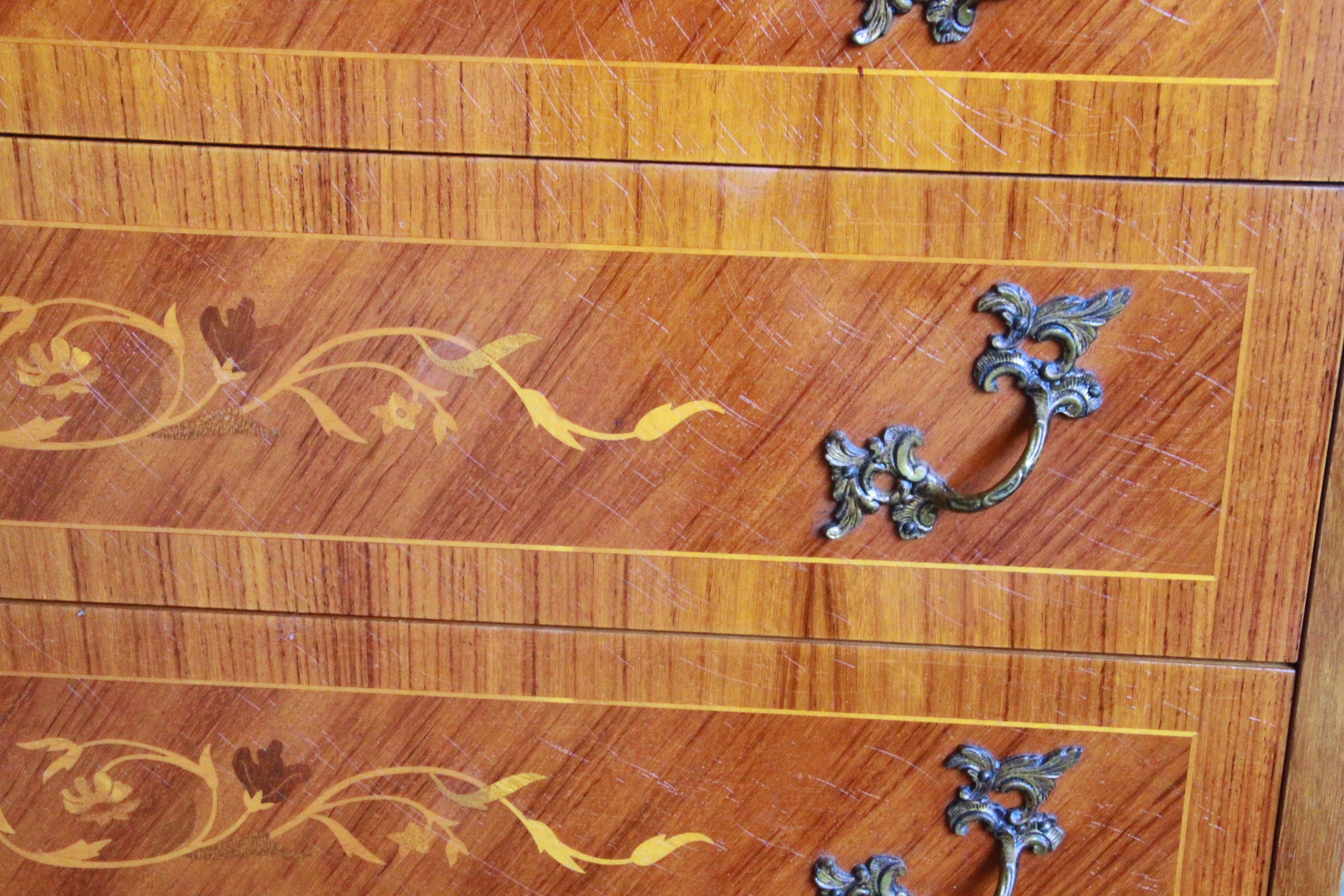 Danish Edmund Jørgensen mid-20th century Secretary Marquetry Cylinder Des For Sale 11
