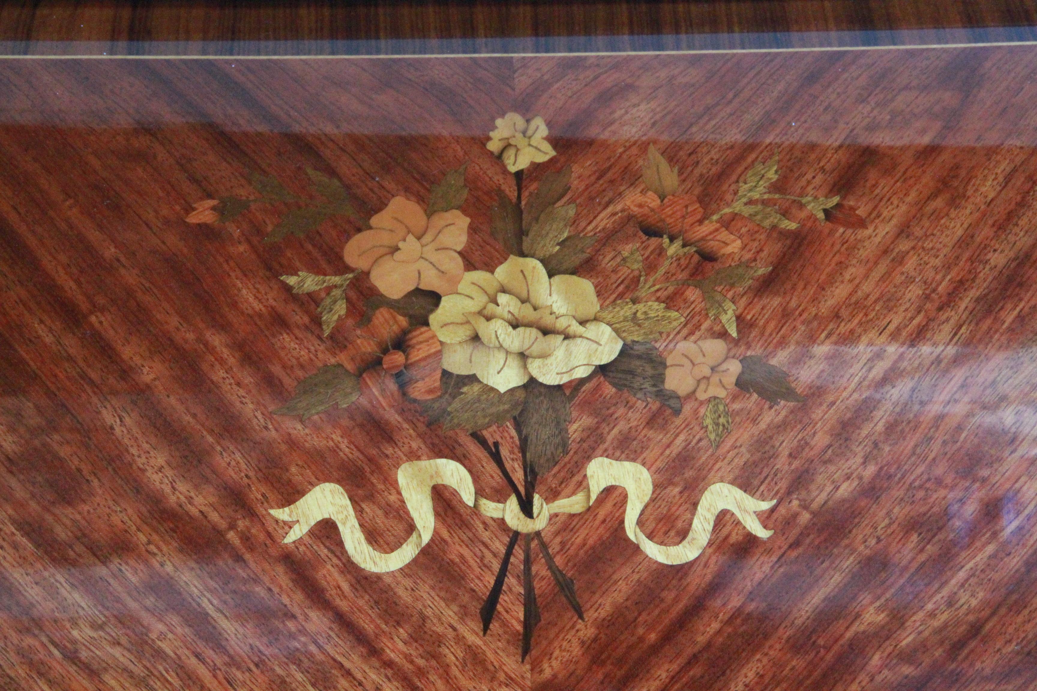 Danish Edmund Jørgensen mid-20th century Secretary Marquetry Cylinder Des For Sale 12