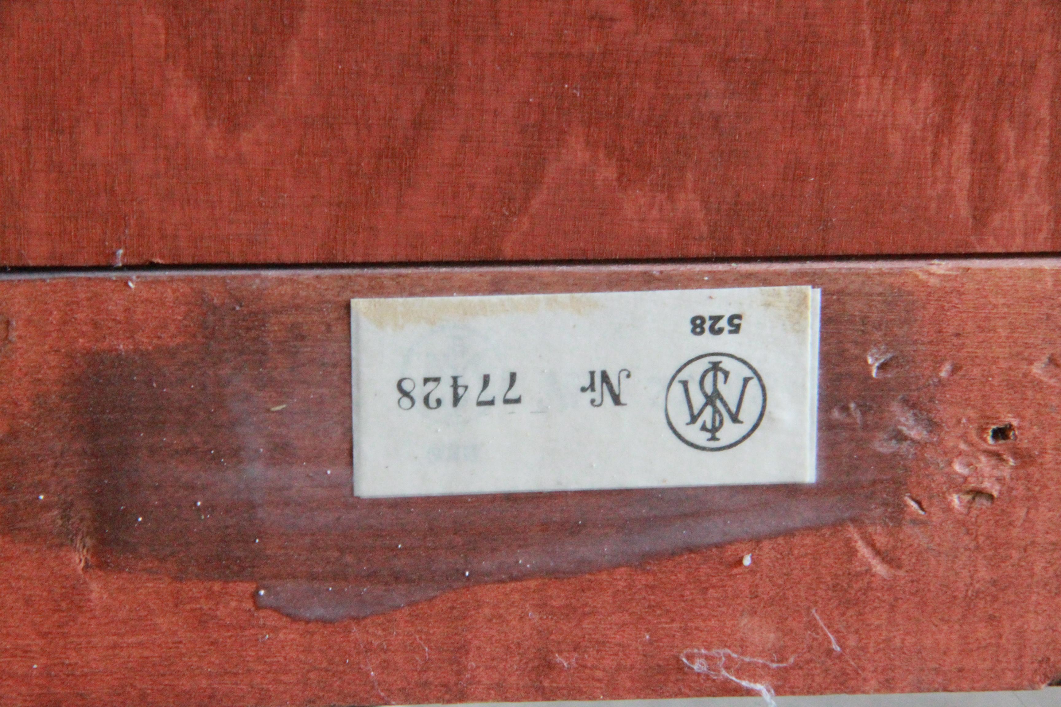 Danish Edmund Jørgensen mid-20th century Secretary Marquetry Cylinder Des For Sale 14