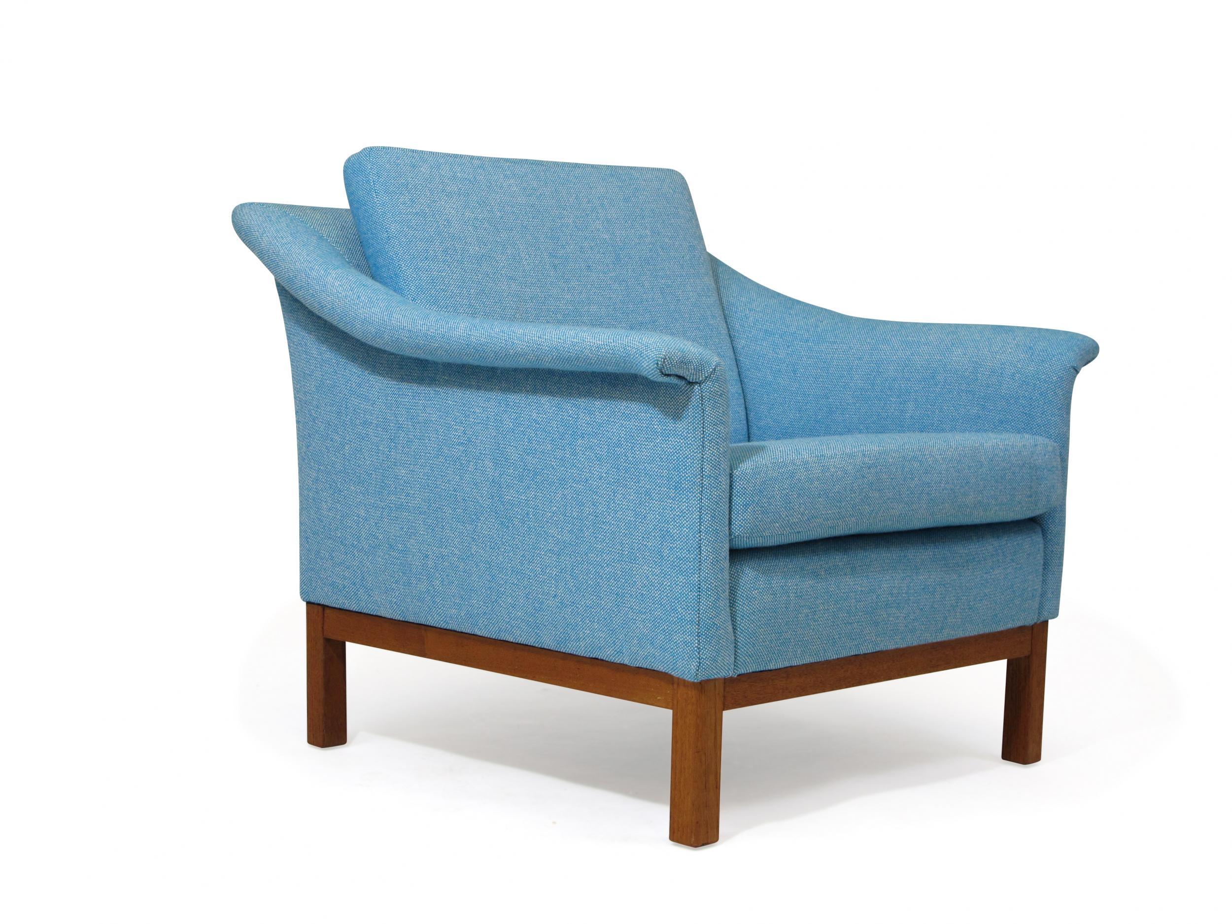 Swedish Folke Ohlsson Mid-Century Danish Lounge Chair For Sale