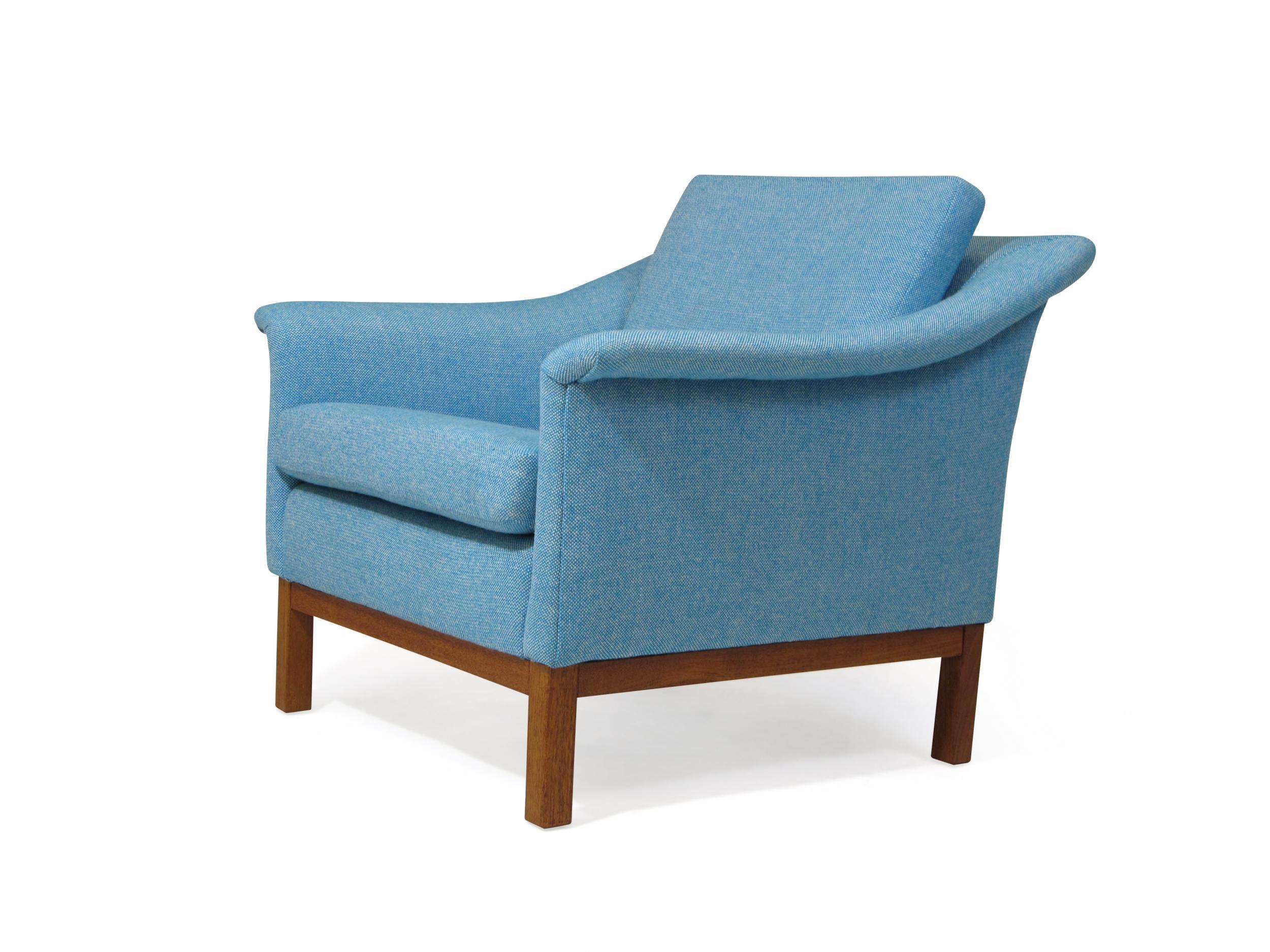 Folke Ohlsson Mid-Century Danish Lounge Chair In Excellent Condition For Sale In Oakland, CA