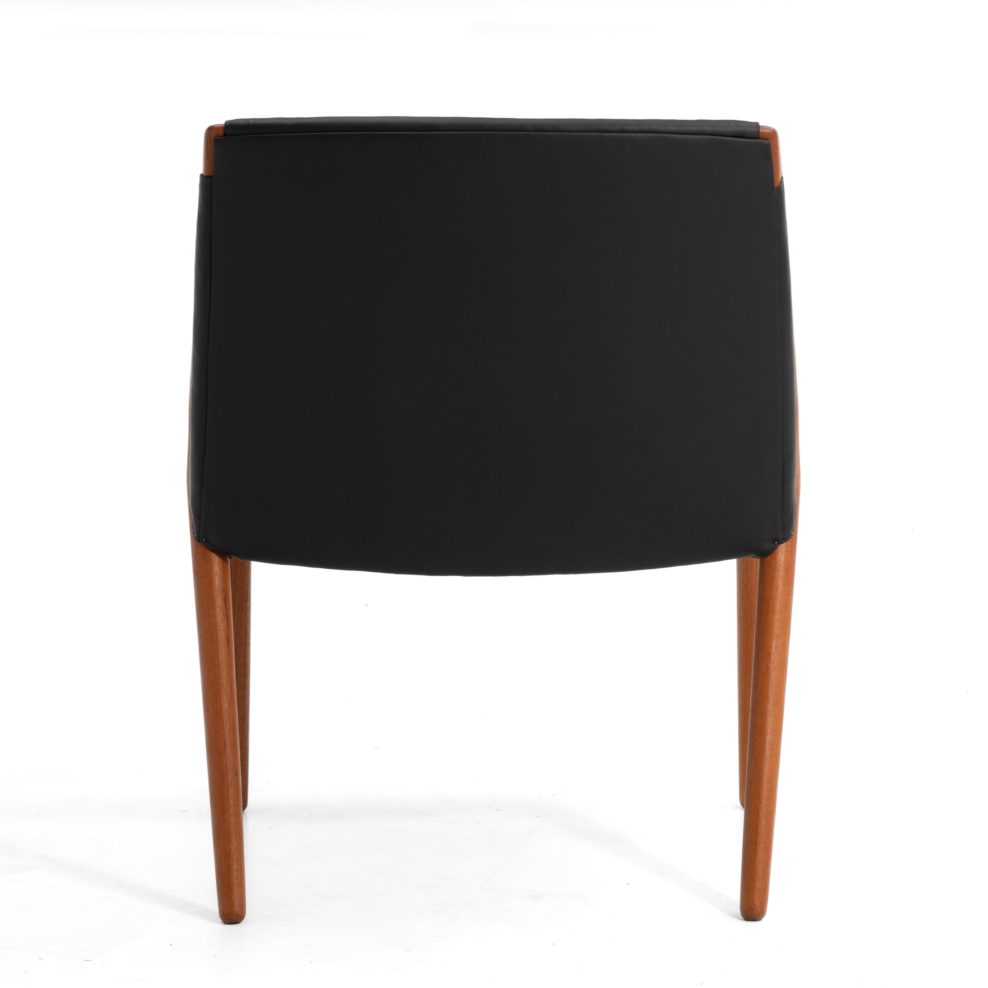 Chaise longue danoise en cuir Willy Beck d'Ejner Larsen et Aksel Bender Madsen en vente 5