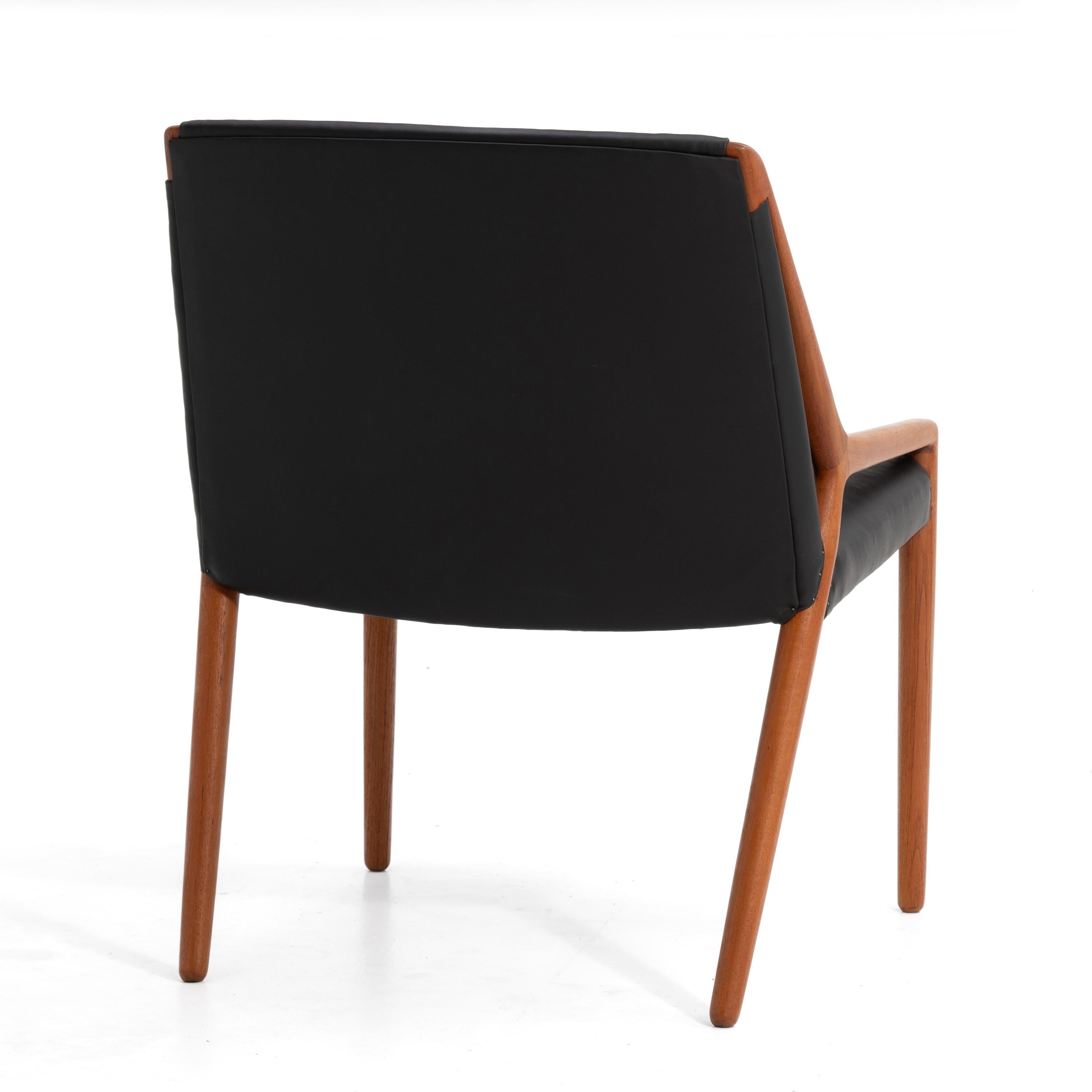 Chaise longue danoise en cuir Willy Beck d'Ejner Larsen et Aksel Bender Madsen en vente 6