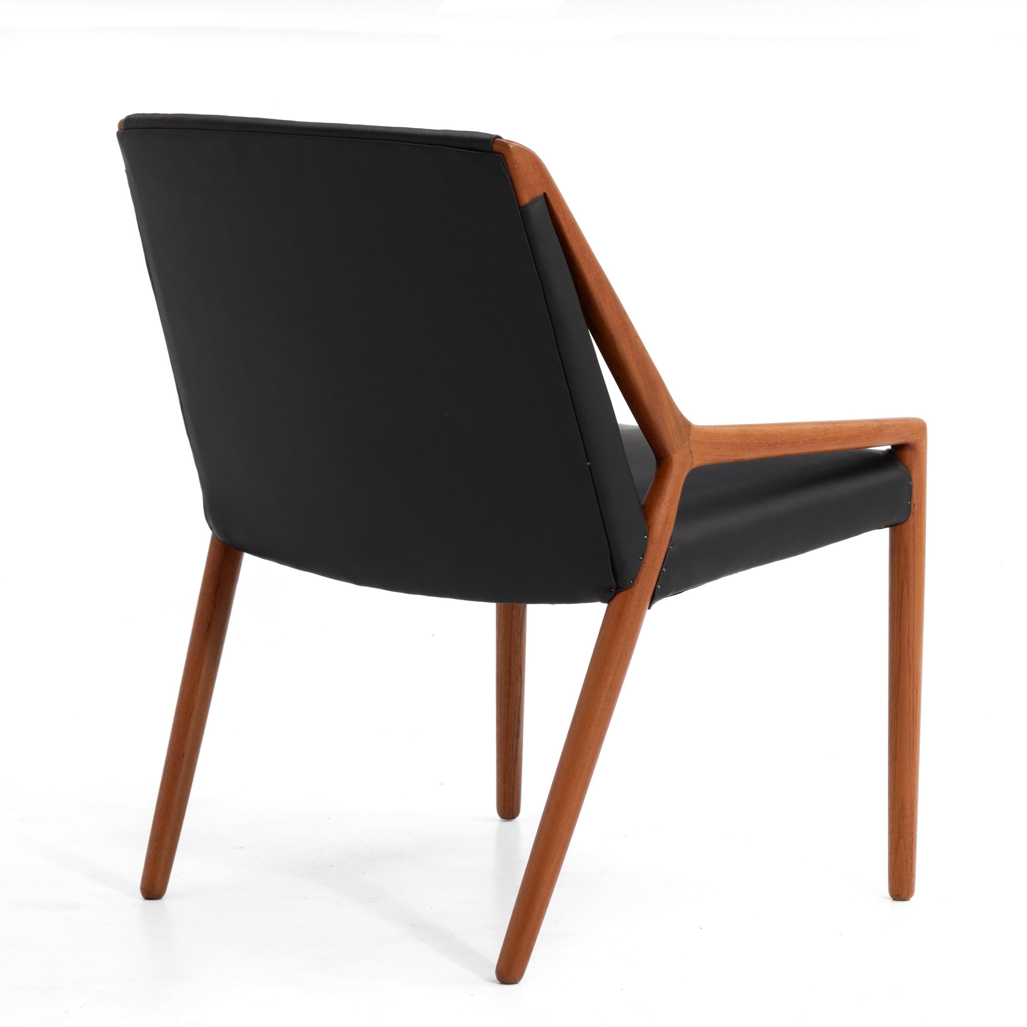 Chaise longue danoise en cuir Willy Beck d'Ejner Larsen et Aksel Bender Madsen en vente 7
