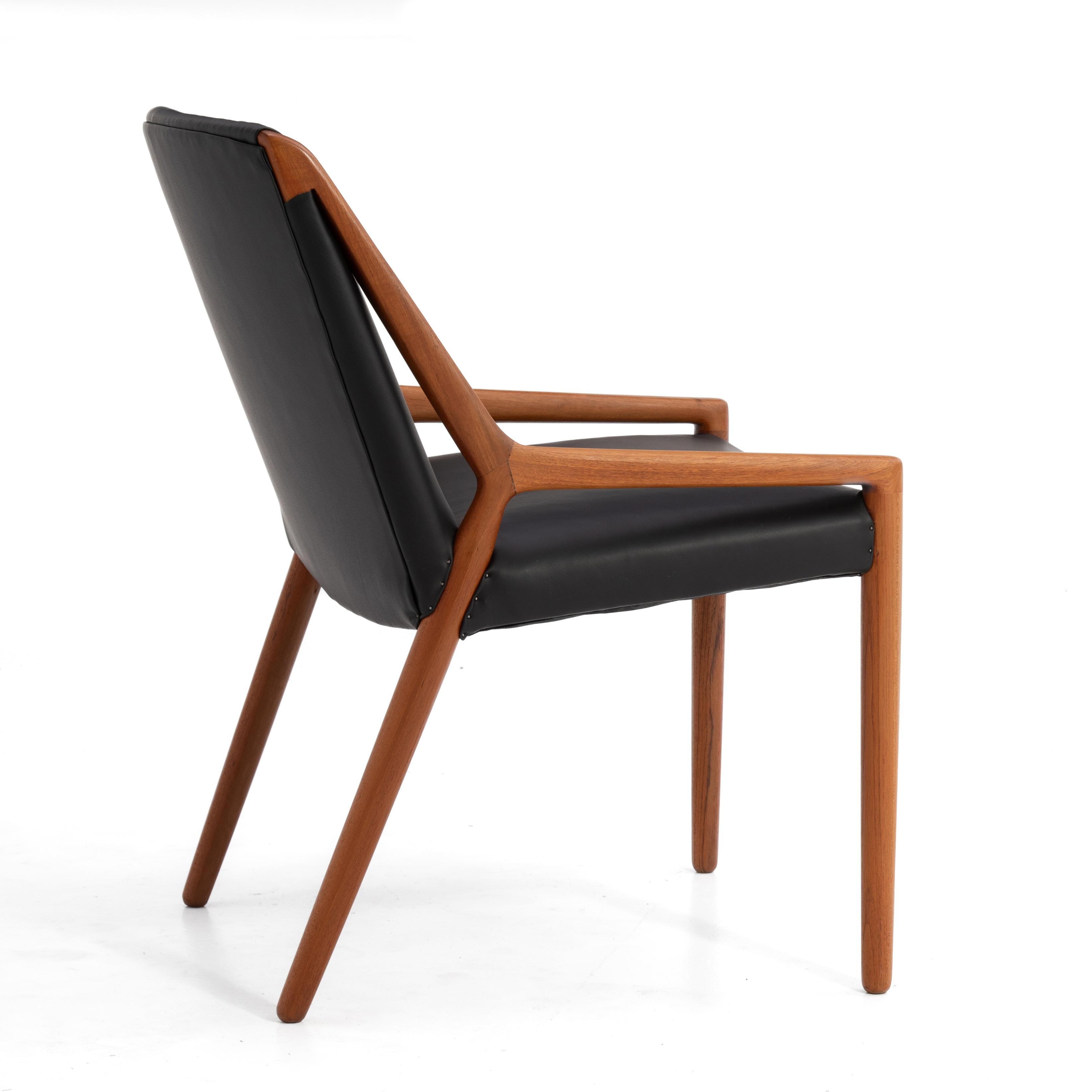 Chaise longue danoise en cuir Willy Beck d'Ejner Larsen et Aksel Bender Madsen en vente 8