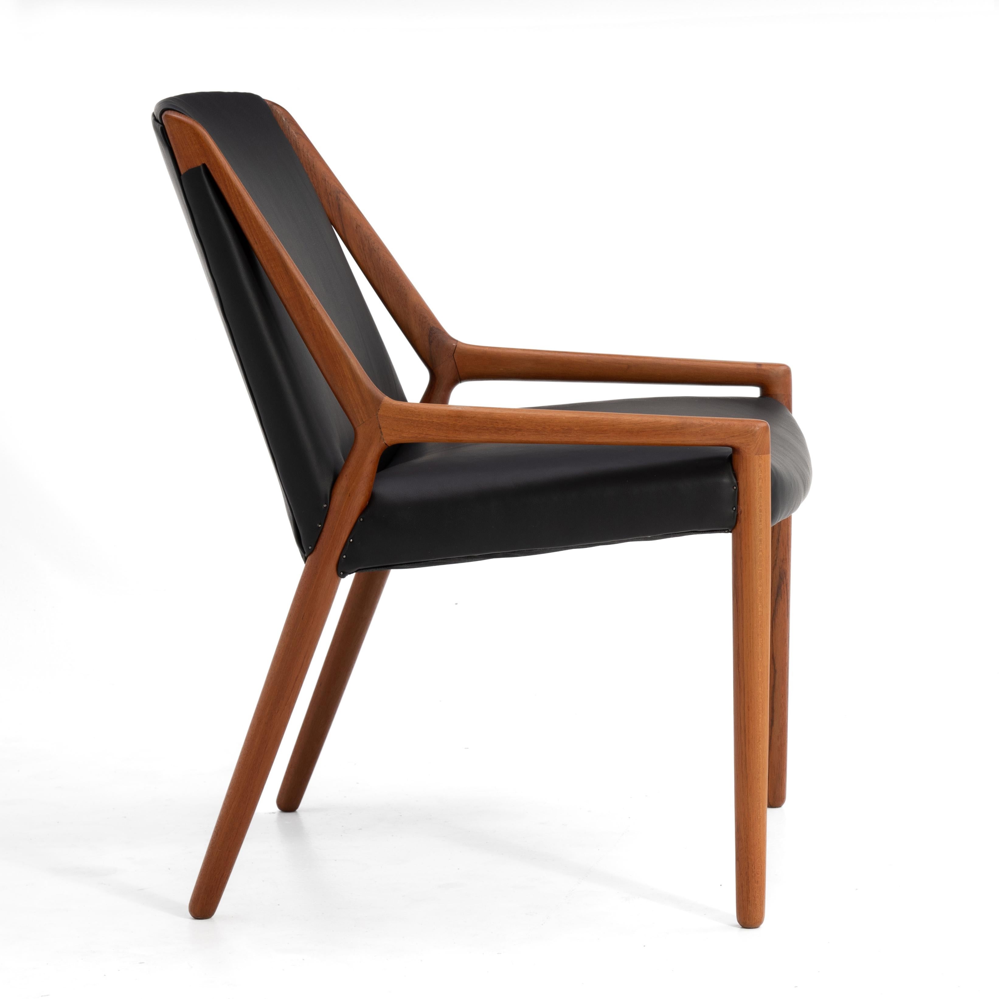 Chaise longue danoise en cuir Willy Beck d'Ejner Larsen et Aksel Bender Madsen en vente 9