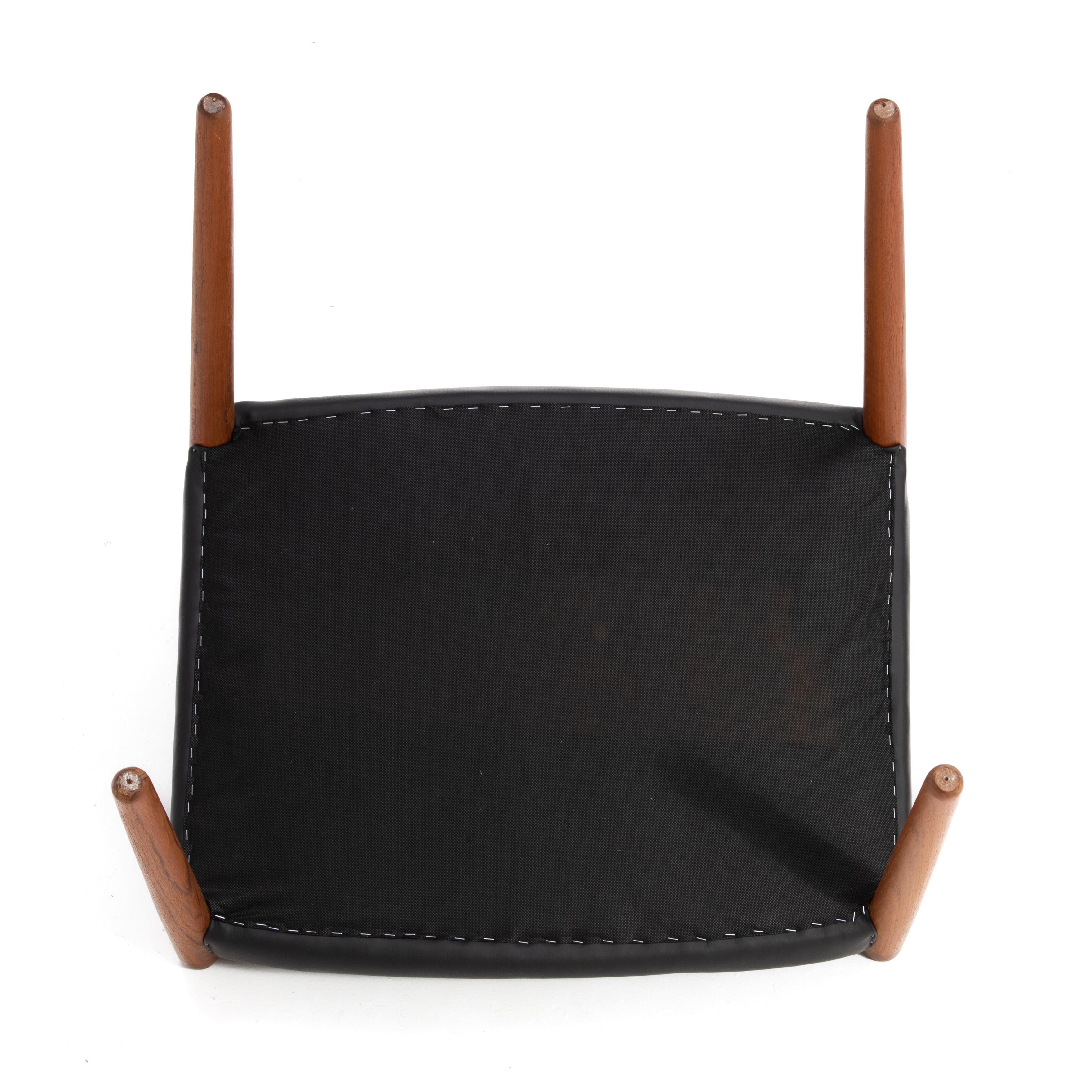 Chaise longue danoise en cuir Willy Beck d'Ejner Larsen et Aksel Bender Madsen en vente 15