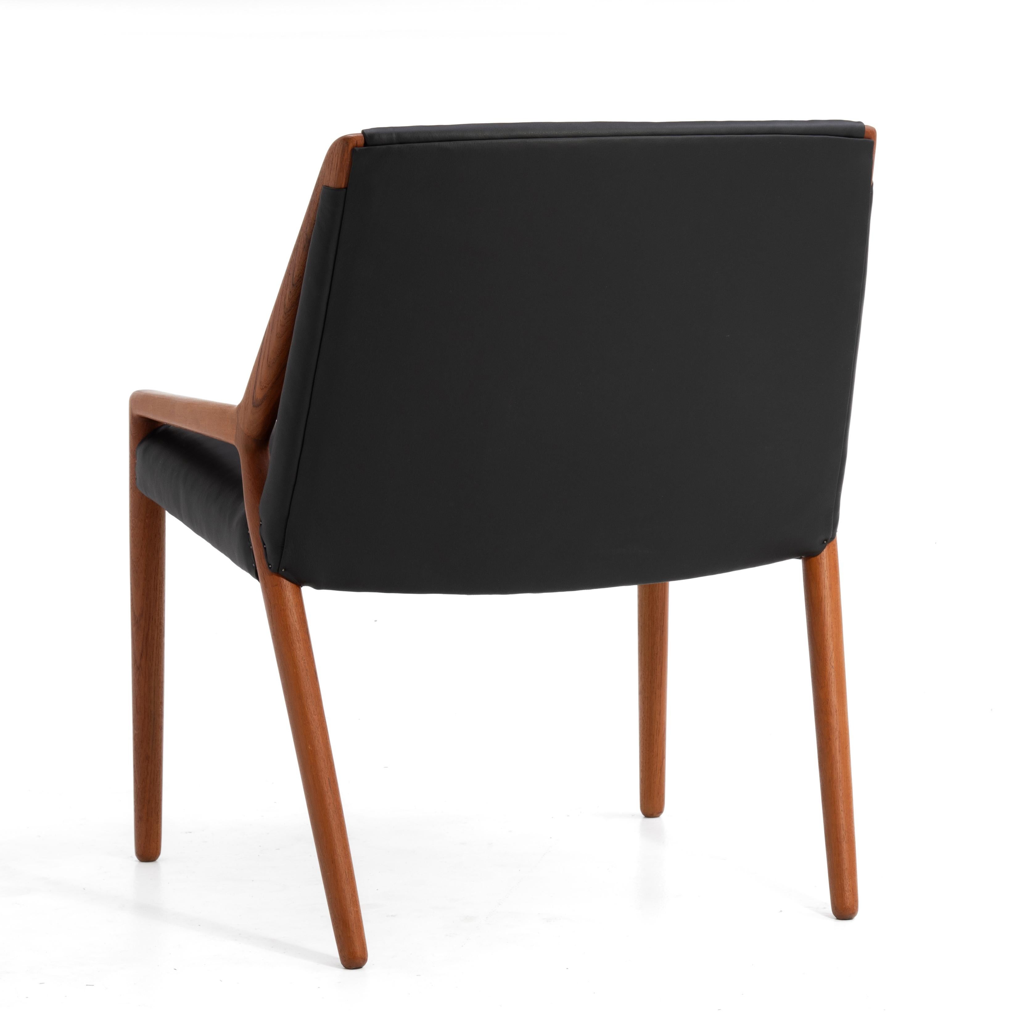Chaise longue danoise en cuir Willy Beck d'Ejner Larsen et Aksel Bender Madsen en vente 4