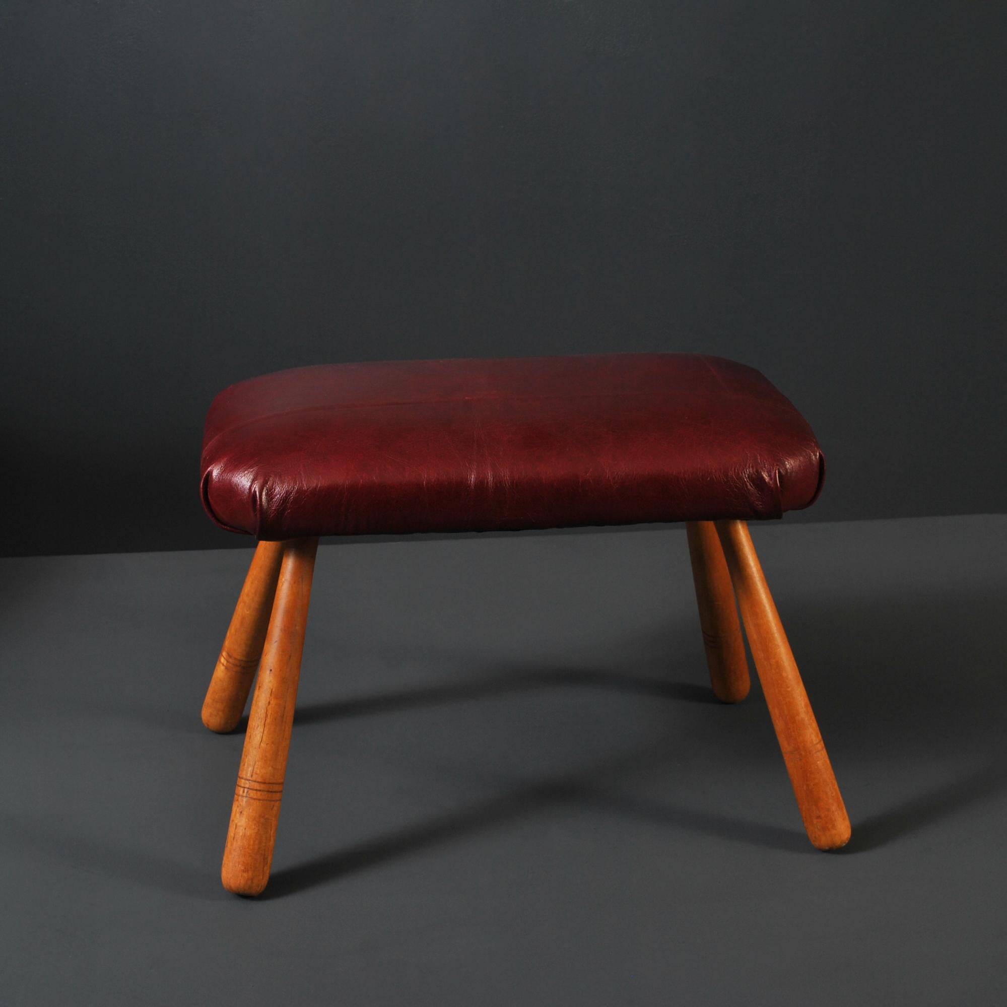 Danish Elm Stool In Good Condition For Sale In London, GB