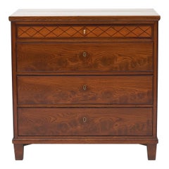 Danish Empire Chest of Drawers, C. 1810