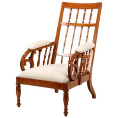 Danish Empire Elmwood Armchair