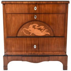 Danish Empire Inlaid Three-Drawer Chest