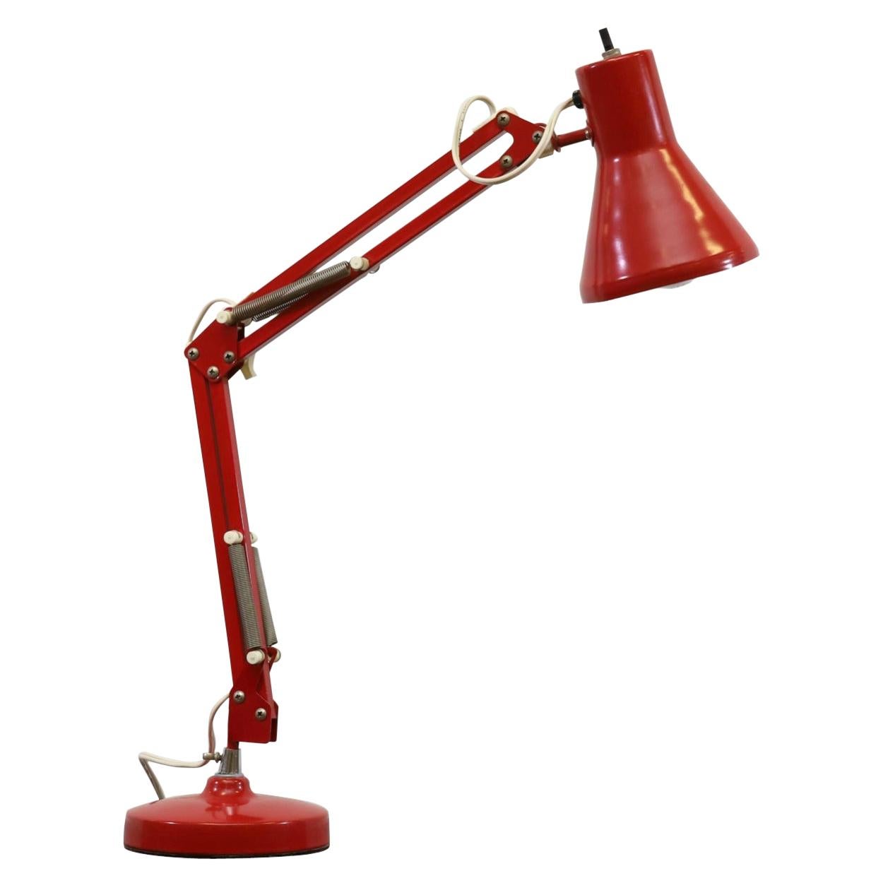 Danish Enameled Articulating Desk Lamp