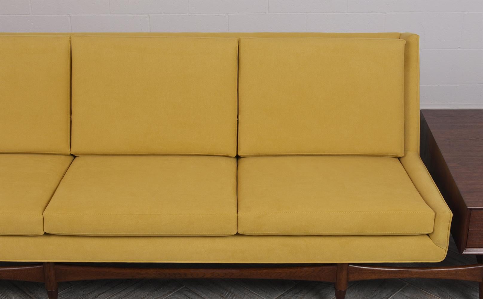 Danish Executive Modern Sofa with Side Tables 6