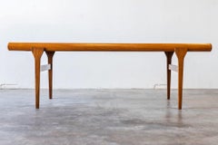 Danish Expandable Teak Coffee Table Designed by Johannes Andersen