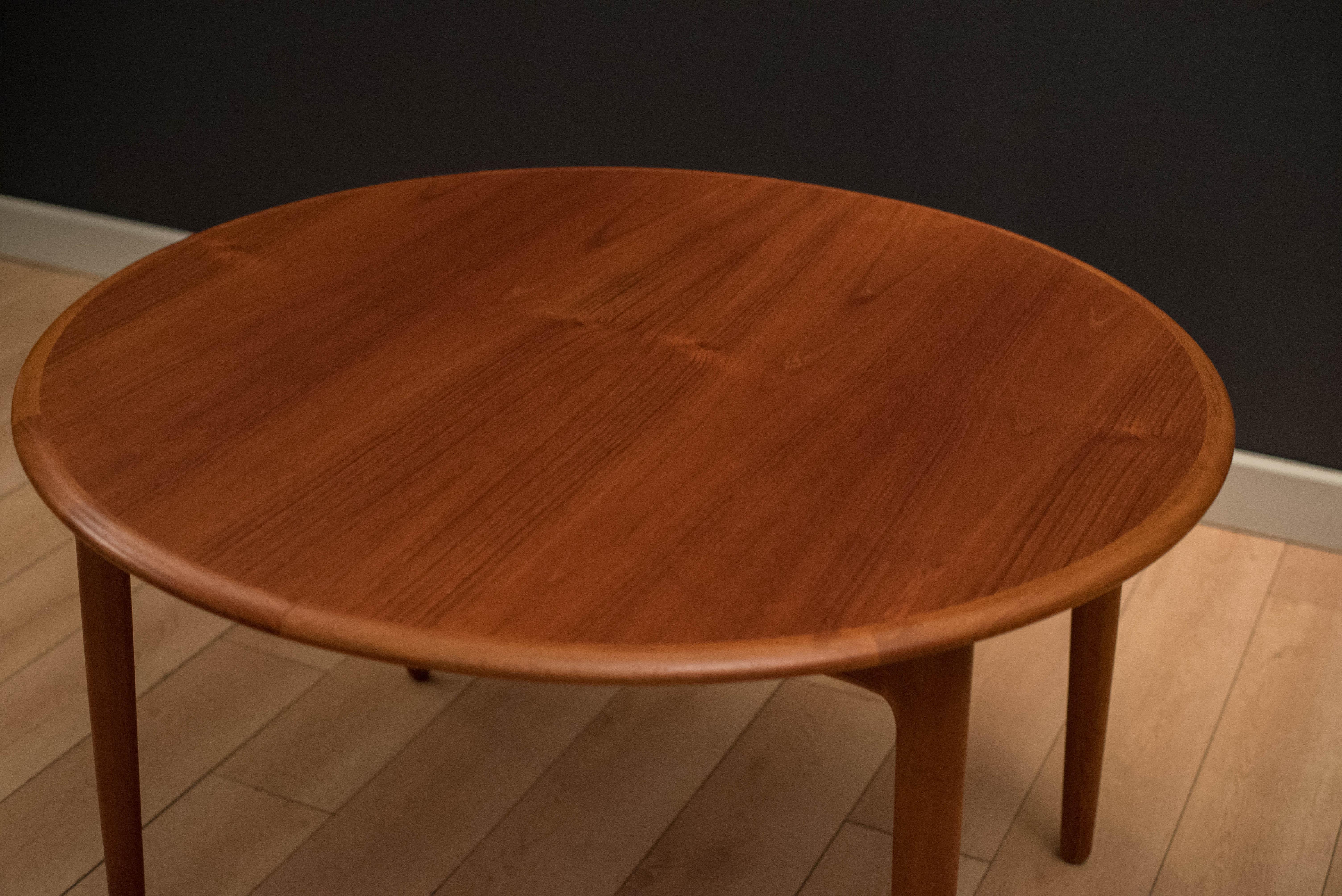 Danish Expandable Teak Dining Table by Svend Madsen 5