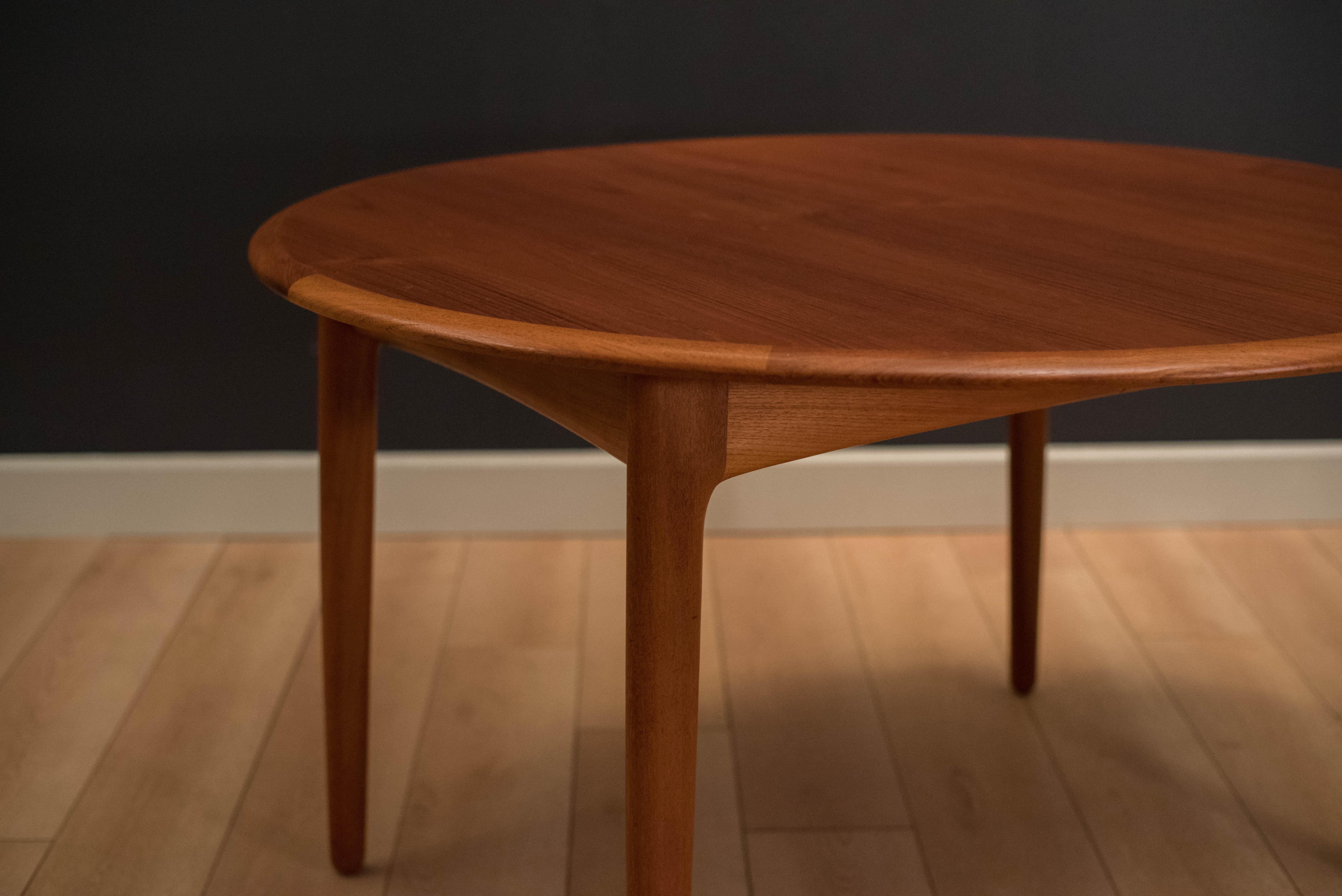 Danish Expandable Teak Dining Table by Svend Madsen 3