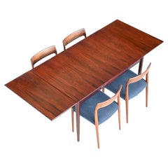 Danish Extendable Dining Table in Rosewood Denmark 1960