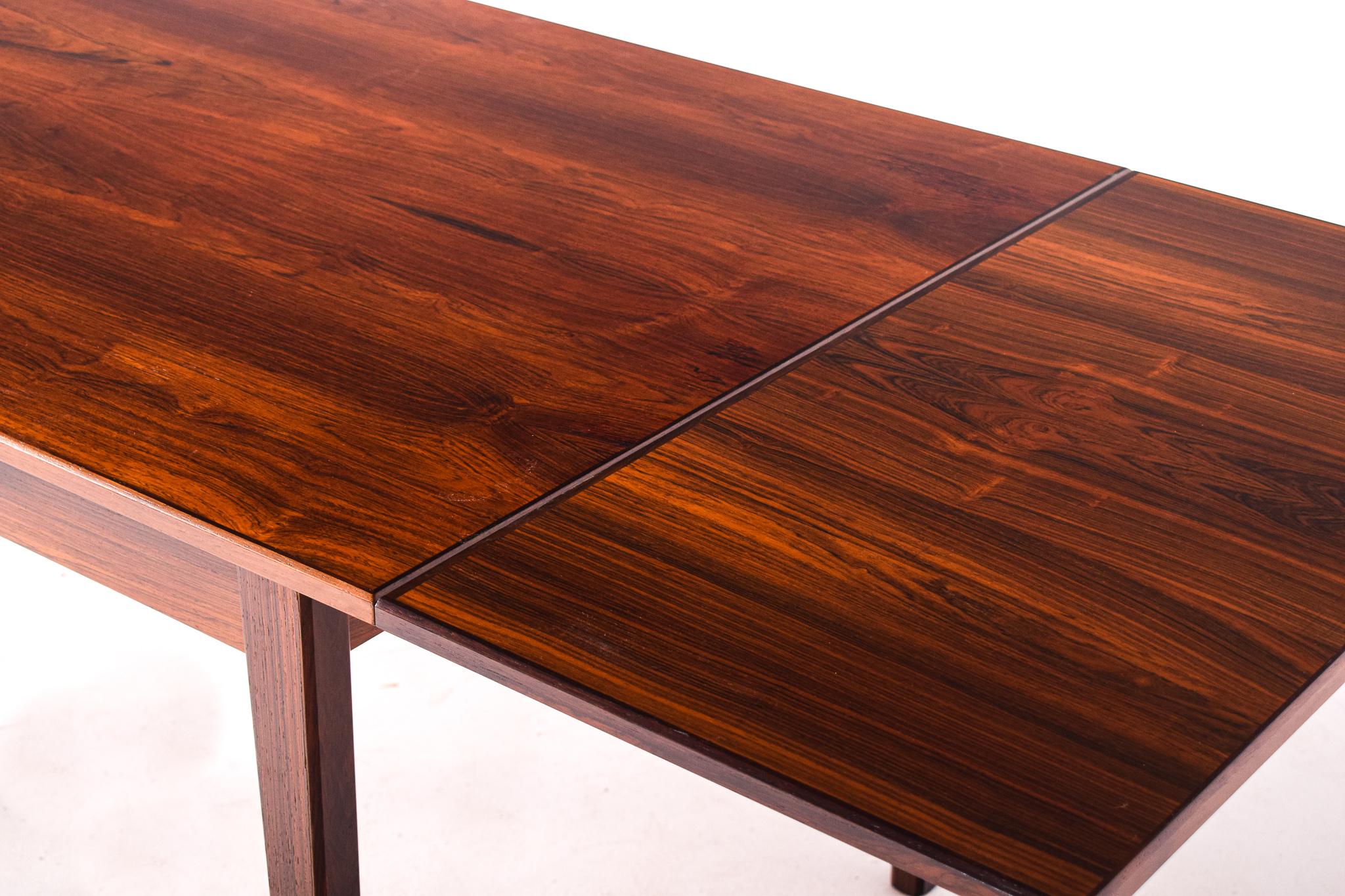 Danish Extendable Dining Table in Rosewood 3
