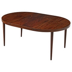 Danish Extendable Dining Table in Rosewood