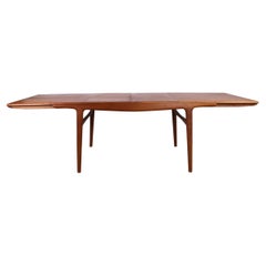 Danish Extendable Dining Table in Teak Model 217 by Arne Hovmand Olsen 1960