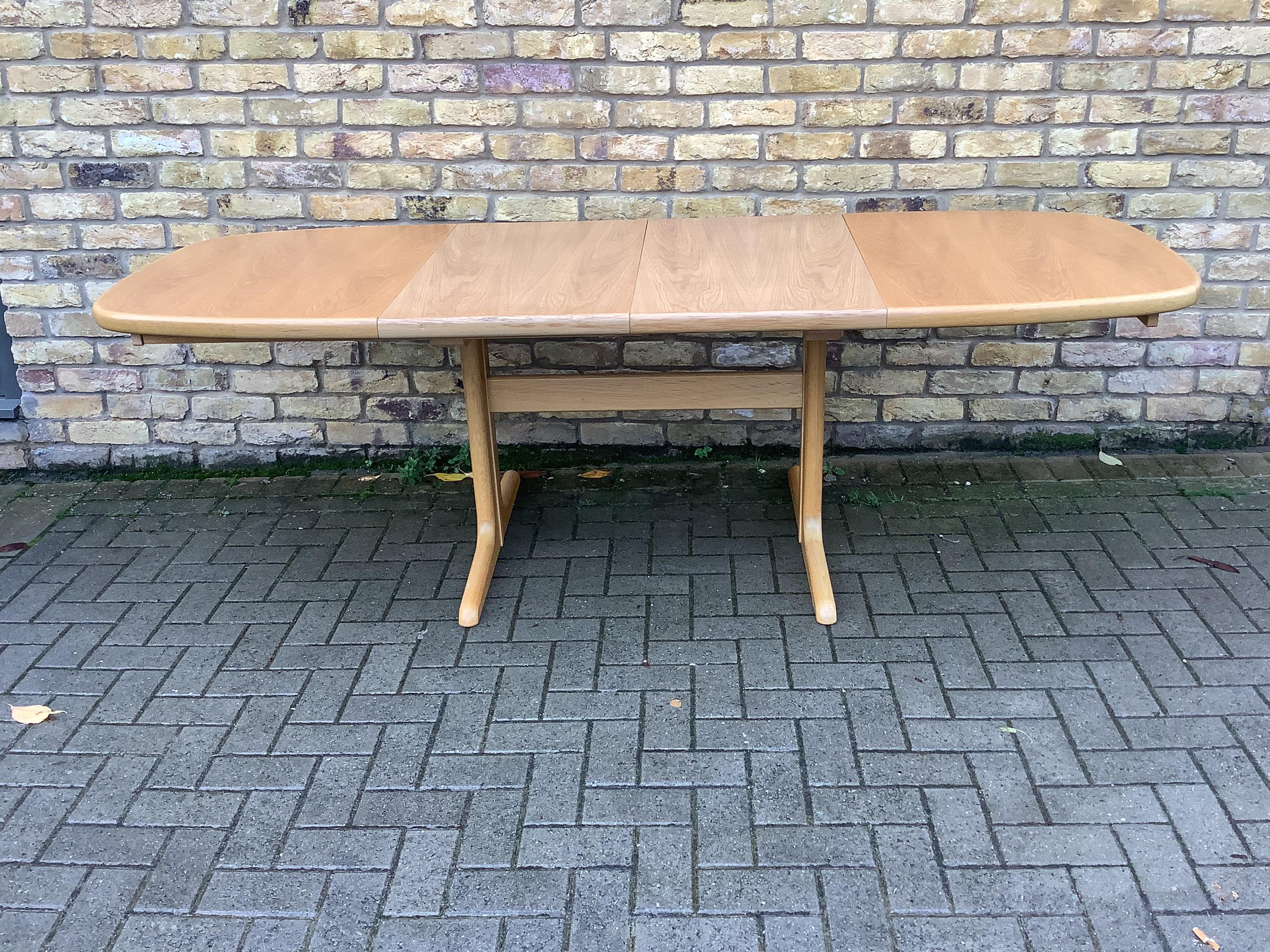 Mid-Century Modern Danish extendable  dinning table  For Sale