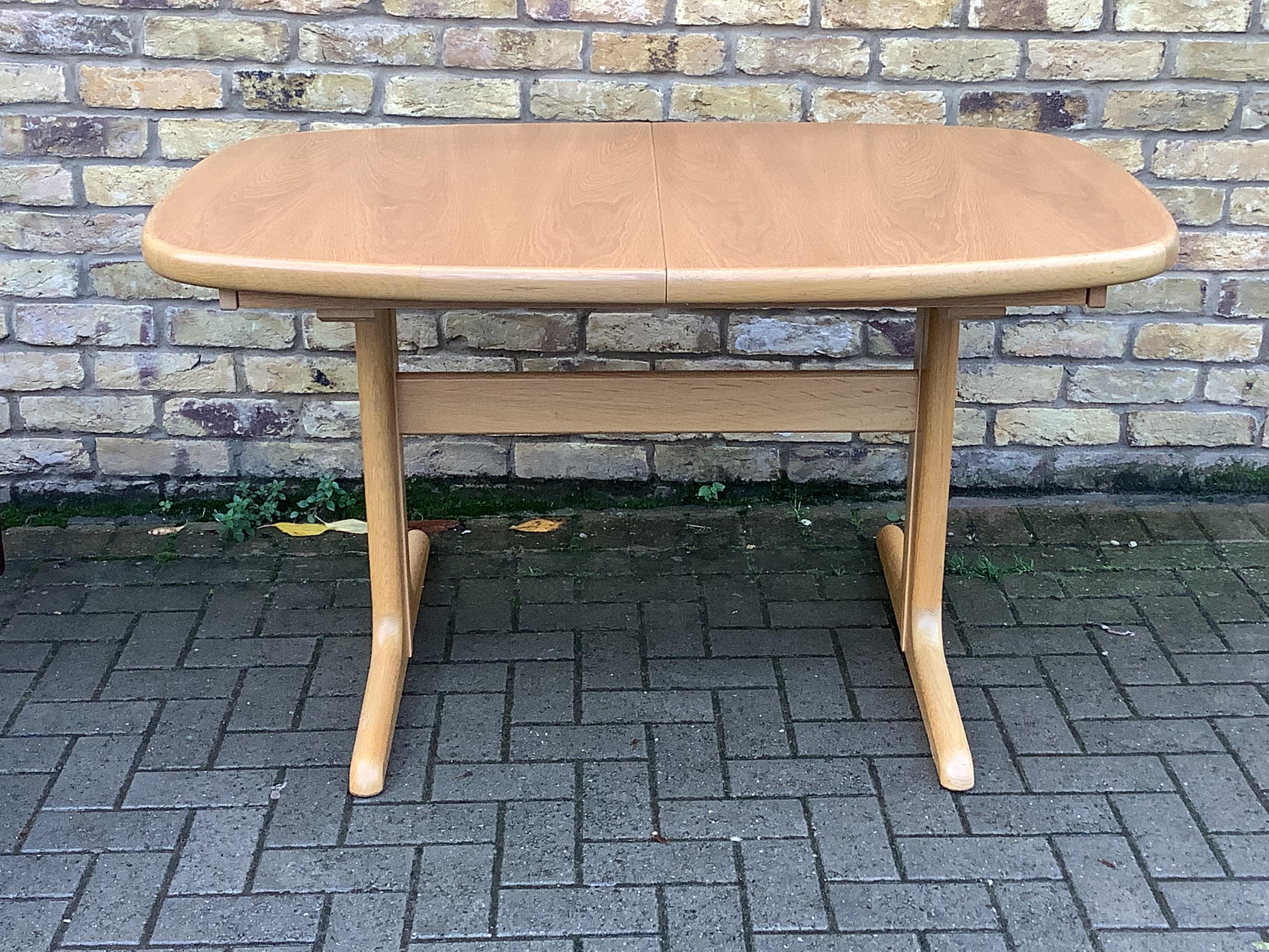 20th Century Danish extendable  dinning table  For Sale