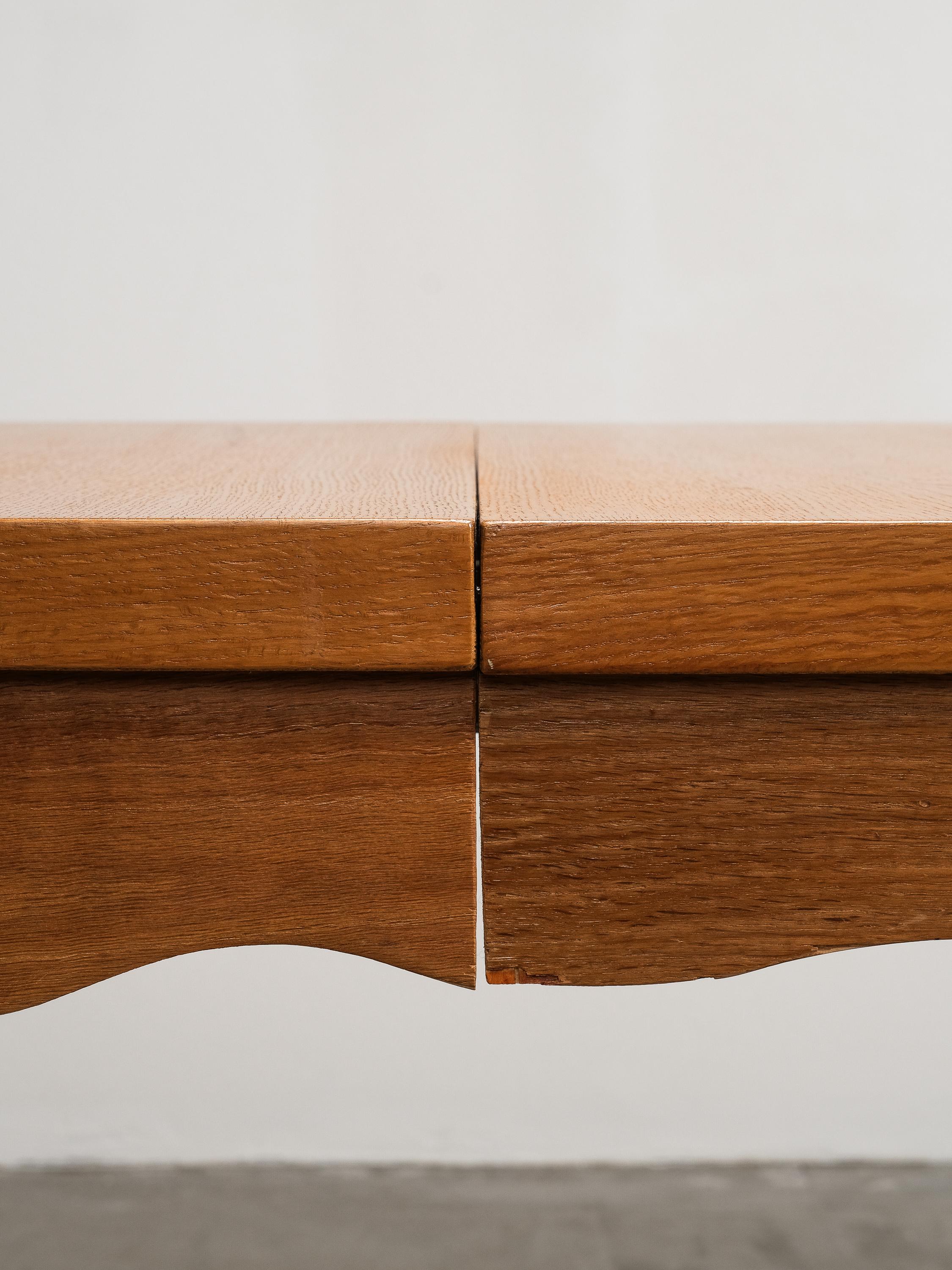 Danish Extendable Oak Dining Table by CJ Rosengaarden, 1960s im Angebot 3