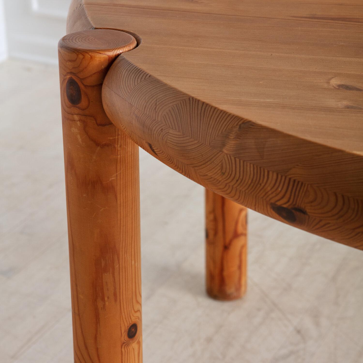 Danish Extendable Pine Dining Table by Rainer Daumiller 2