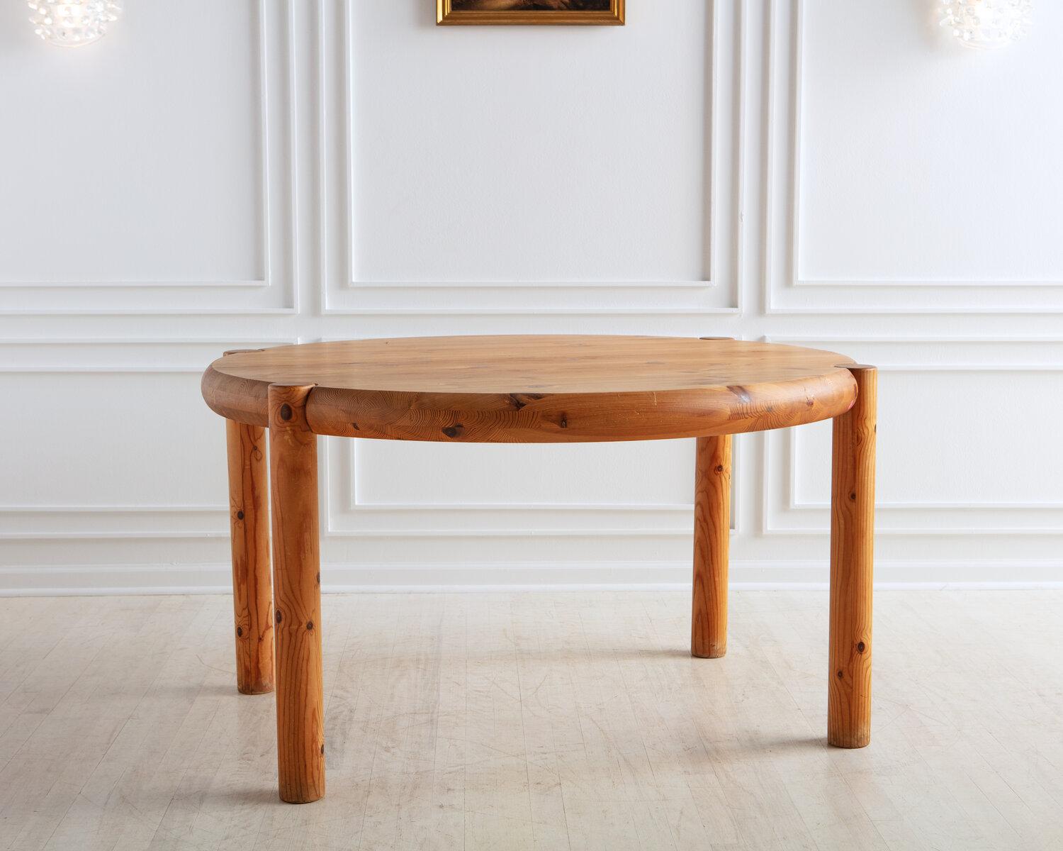 Danish Extendable Pine Dining Table by Rainer Daumiller 3