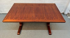 Danish Extendable Rosewood Dining Table by Skovby Denmark