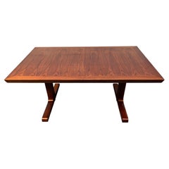 Danish Extendable Rosewood Dining Table by Skovby Denmark