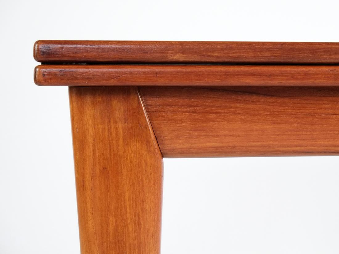 Veneer Danish Extendable Table in Teak with 2 Extensions by Møller, 1960s