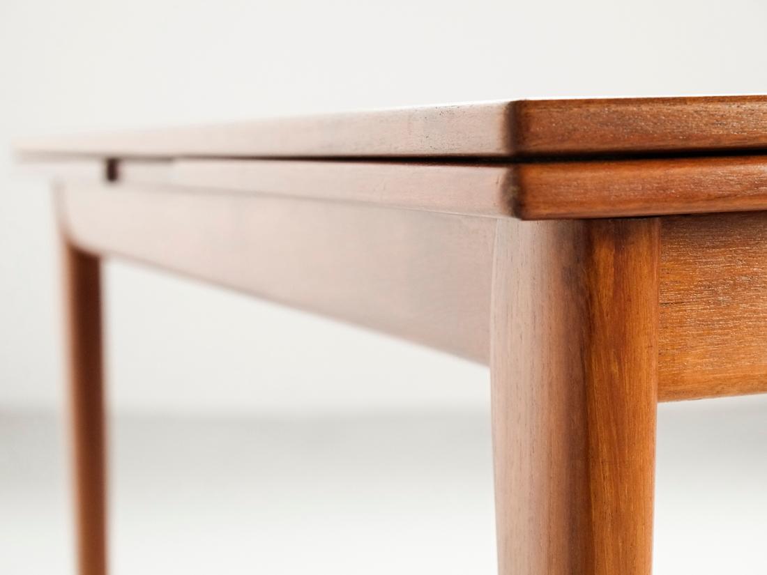 20th Century Danish Extendable Table in Teak with 2 Extensions by Møller, 1960s