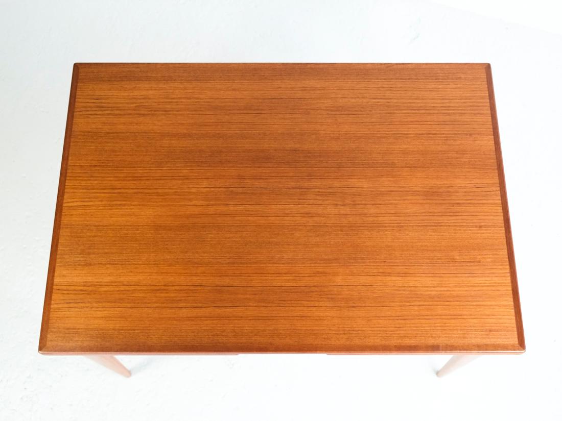 Danish Extendable Table in Teak with 2 Extensions by Møller, 1960s 2