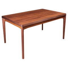 Modernist Extendable Teak Table, Henning Kjaernulf