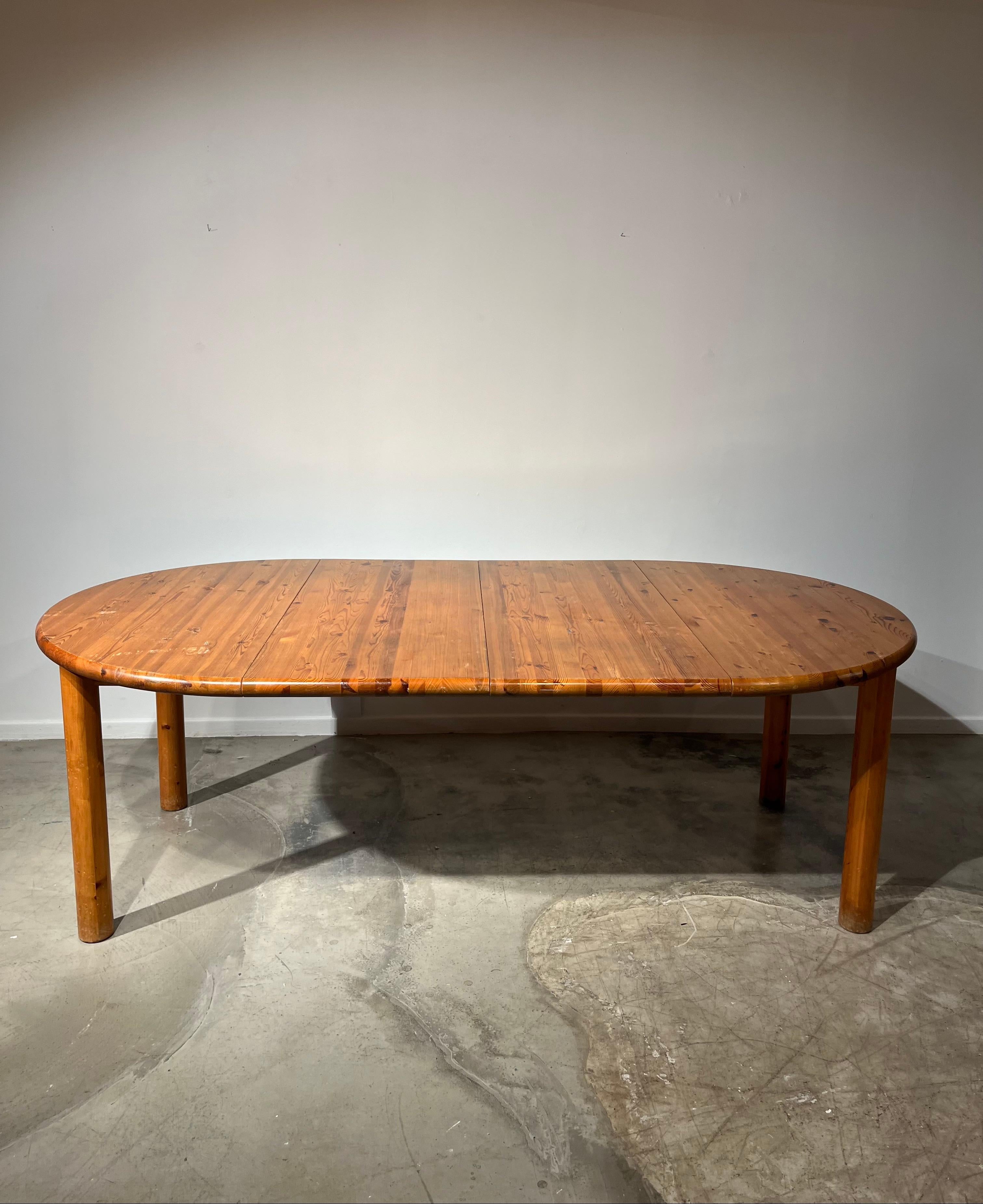 Late 20th Century Danish extending dining table set by Rainer Daumiller