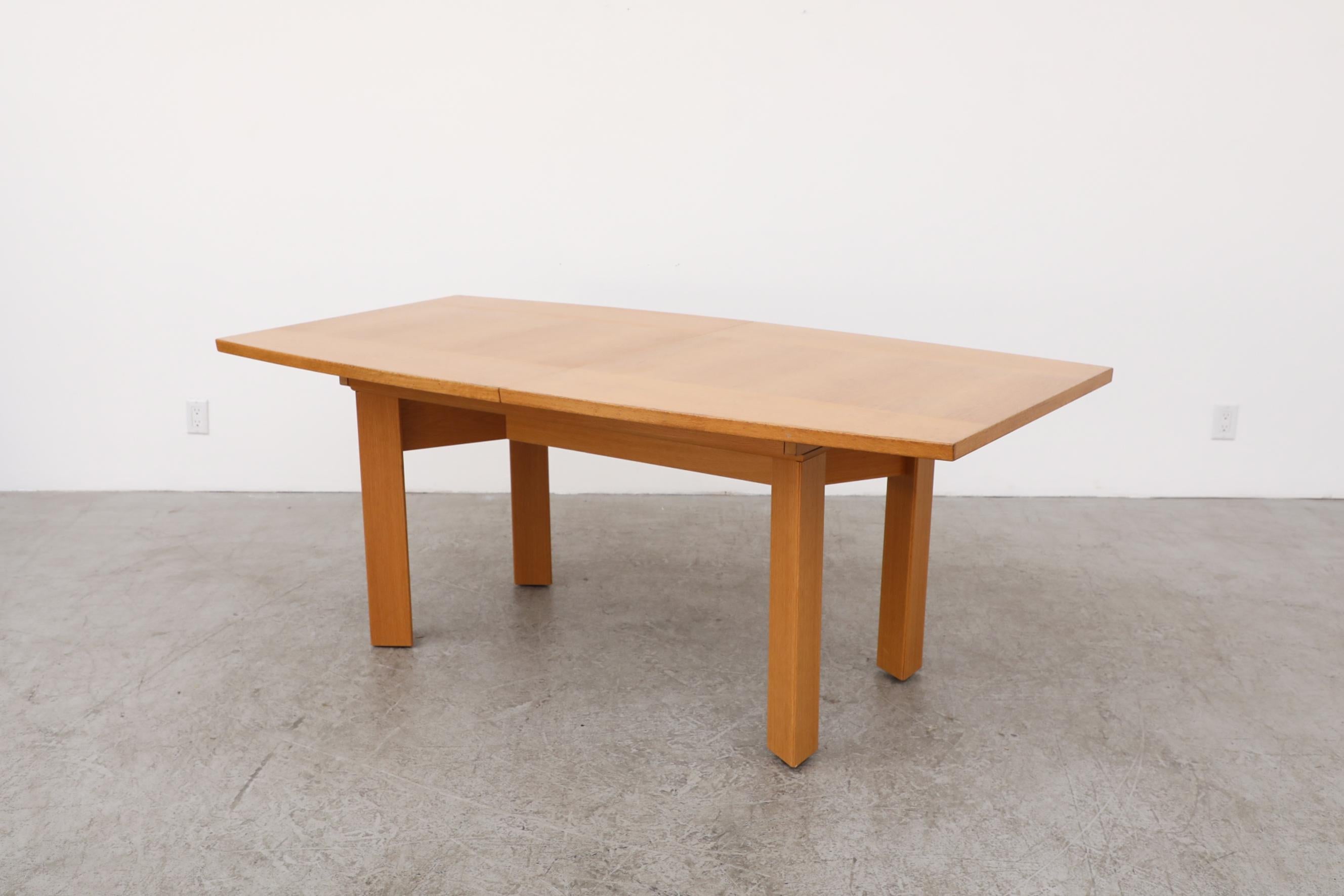 Mid-Century Danish Oak Extension Desk or Dining Table by Skovby Møbelfabrik For Sale 6