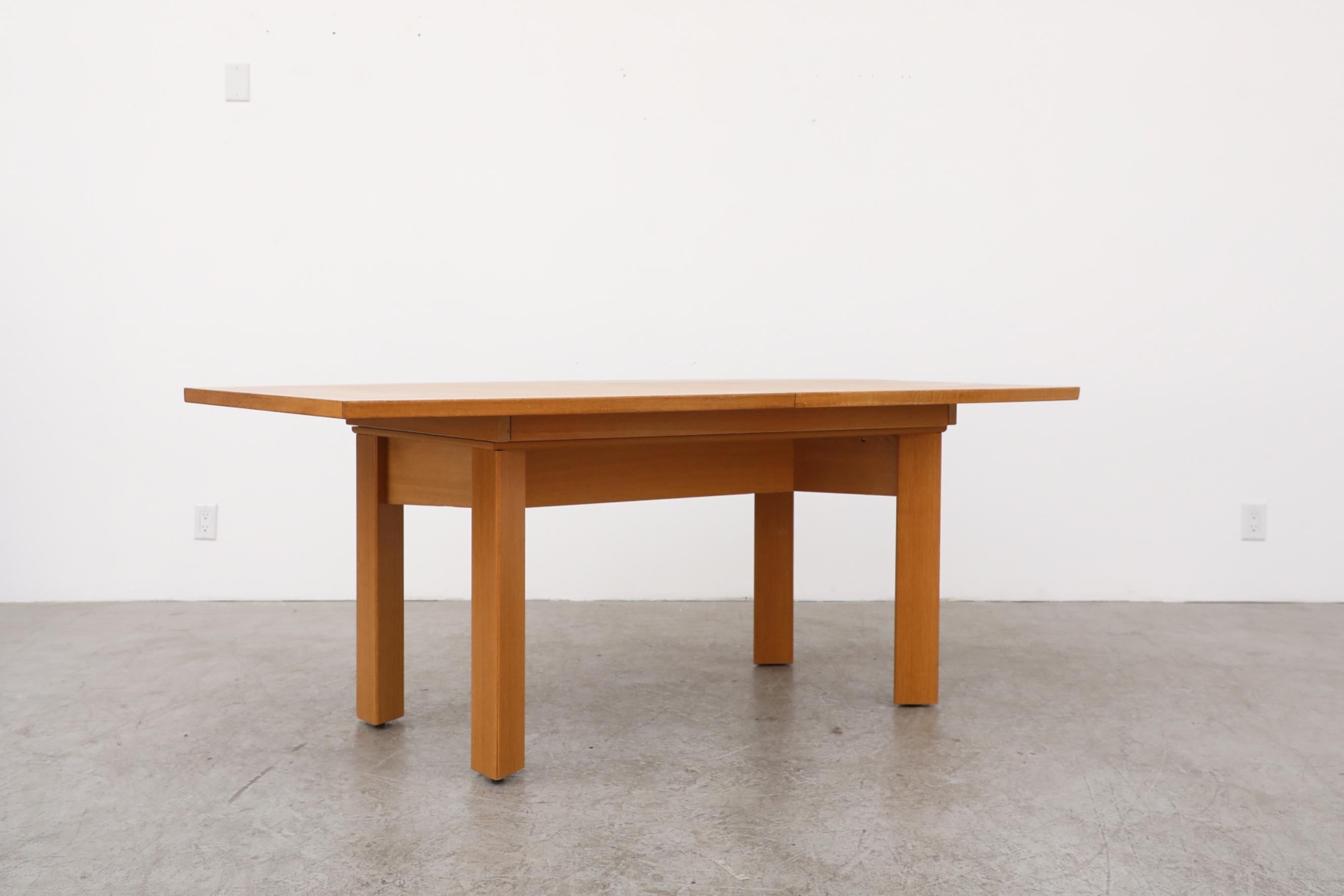 Mid-Century Danish Oak Extension Desk or Dining Table by Skovby Møbelfabrik For Sale 9