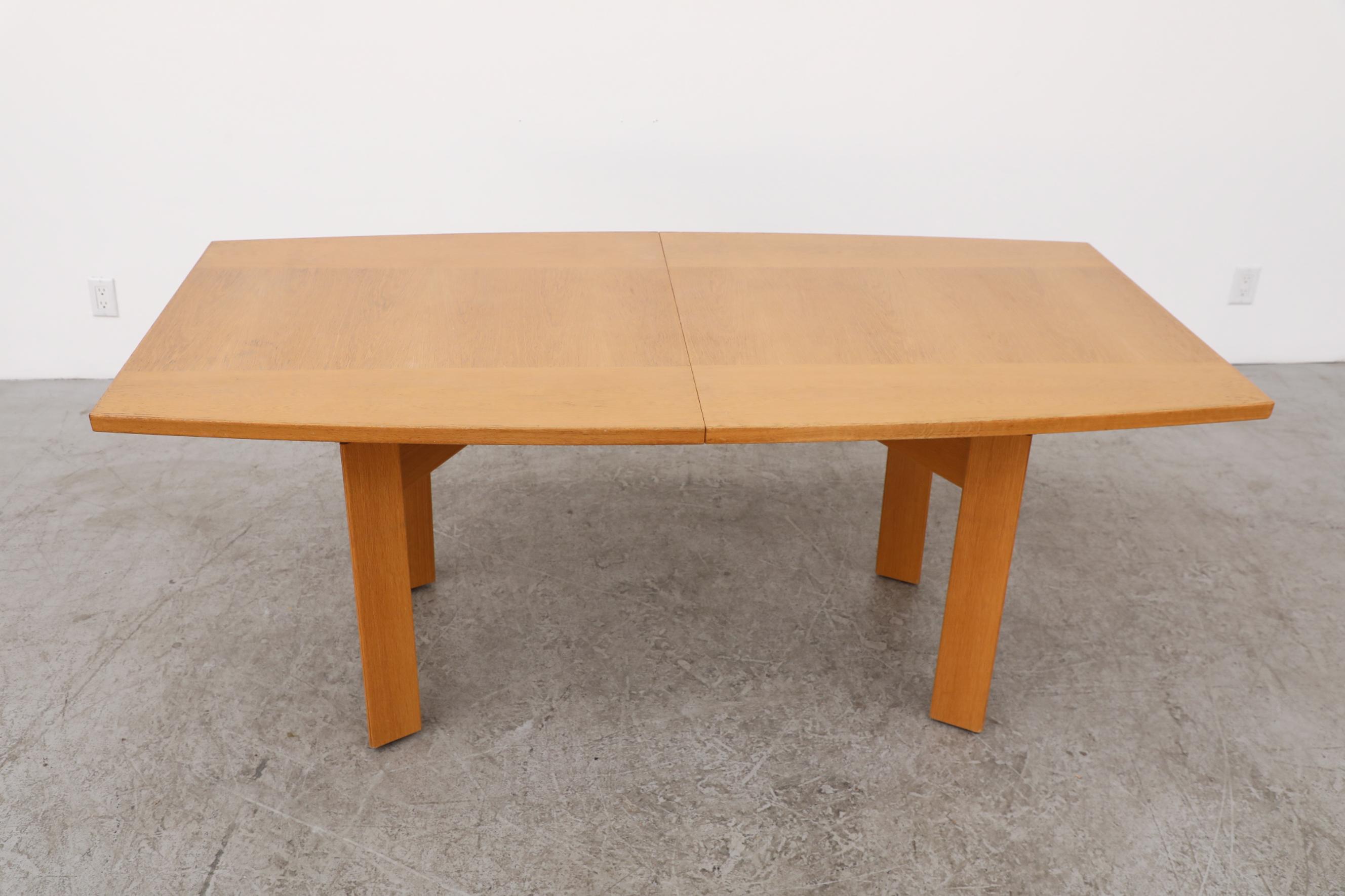 Mid-Century Danish Oak Extension Desk or Dining Table by Skovby Møbelfabrik For Sale 11