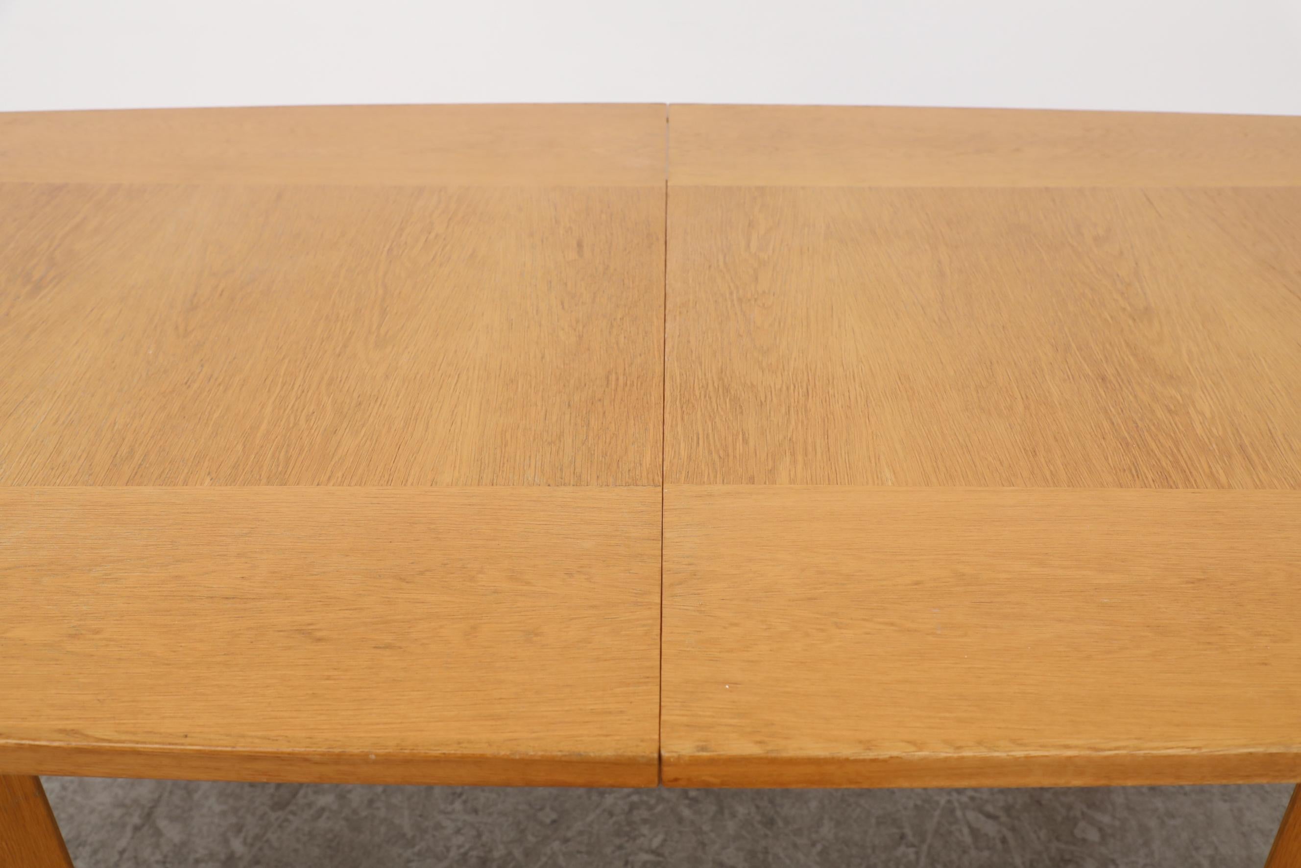 Mid-Century Danish Oak Extension Desk or Dining Table by Skovby Møbelfabrik For Sale 12