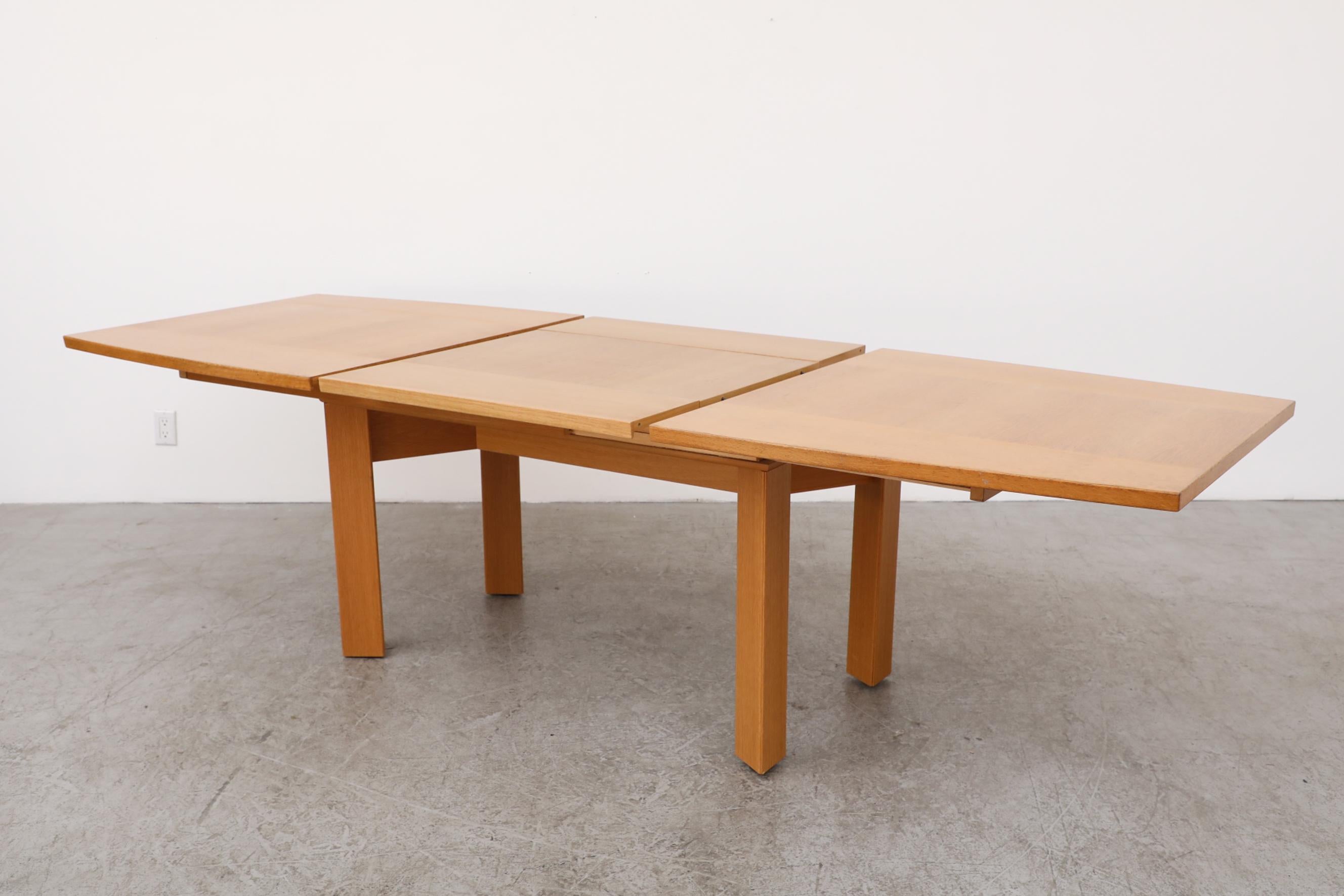 Mid-Century Danish Oak Extension Desk or Dining Table by Skovby Møbelfabrik For Sale 2