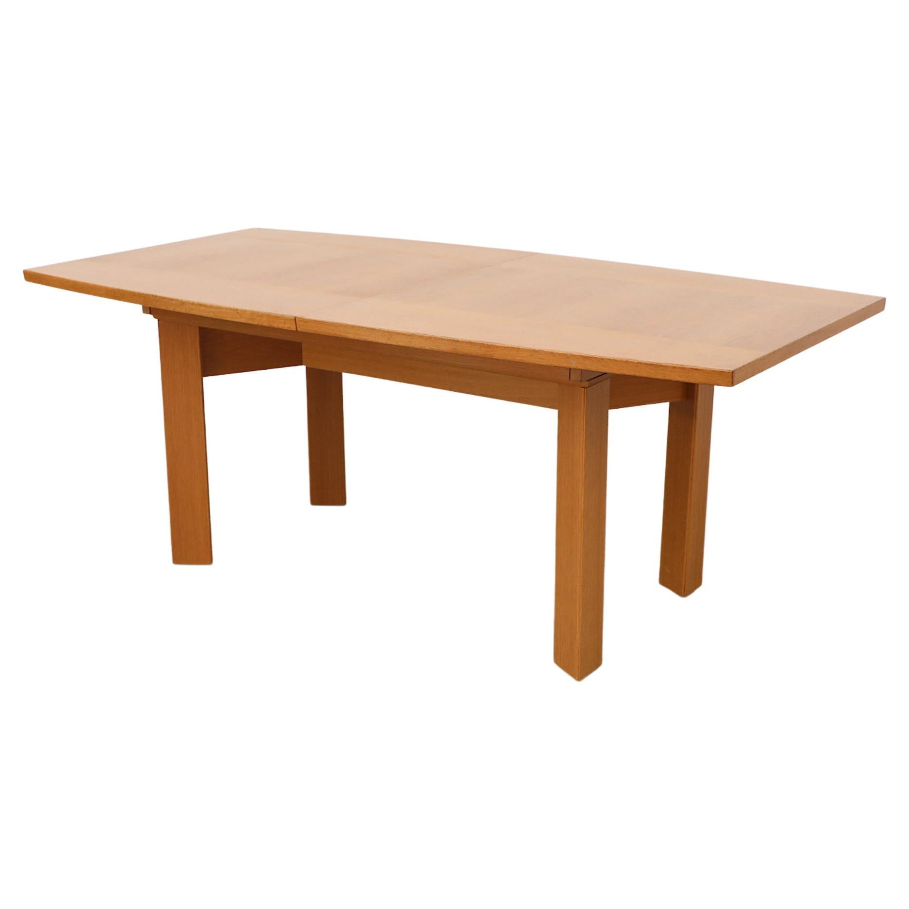 Mid-Century Danish Oak Extension Desk or Dining Table by Skovby Møbelfabrik For Sale