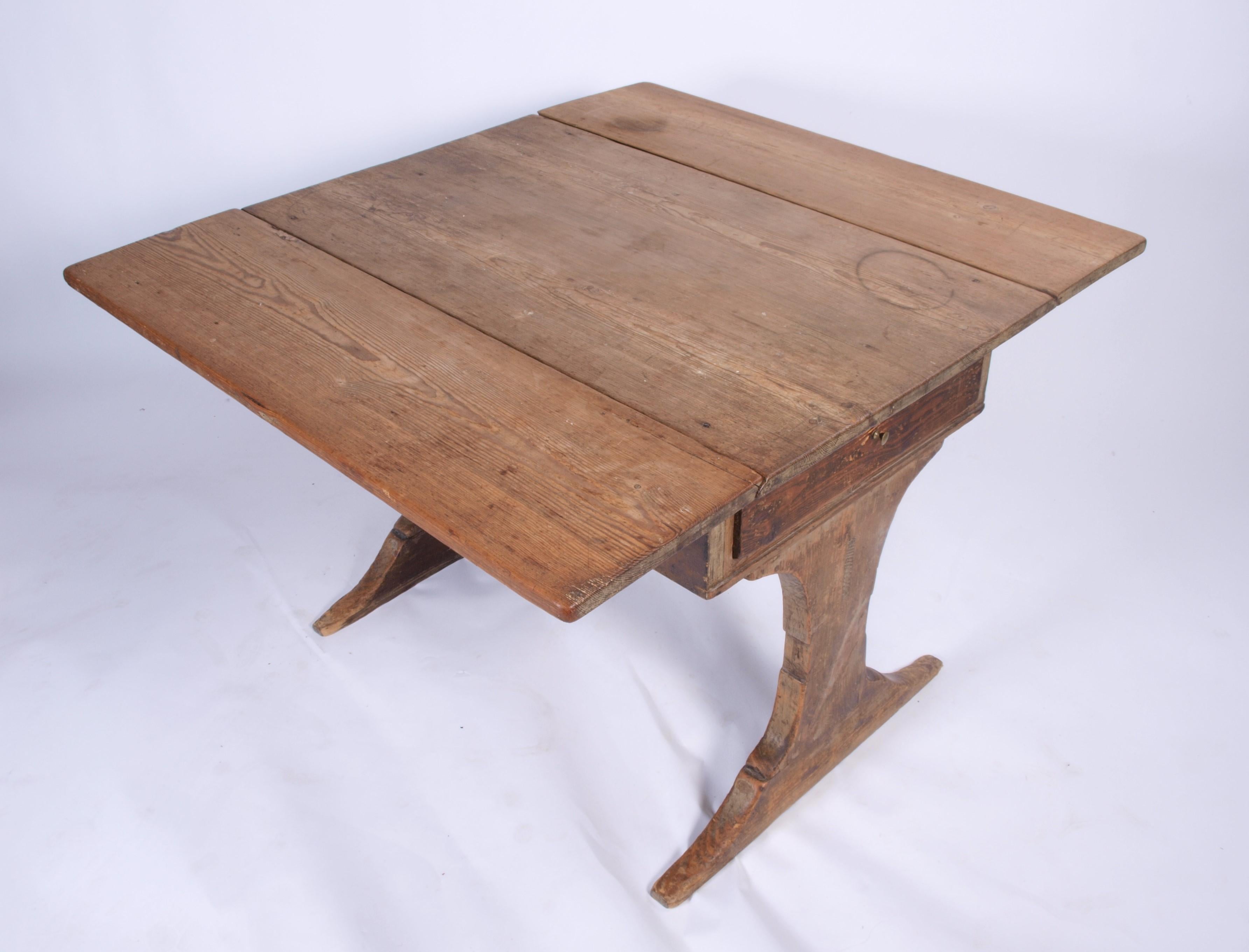 Danish Farmhouse Table, 1800s For Sale 6
